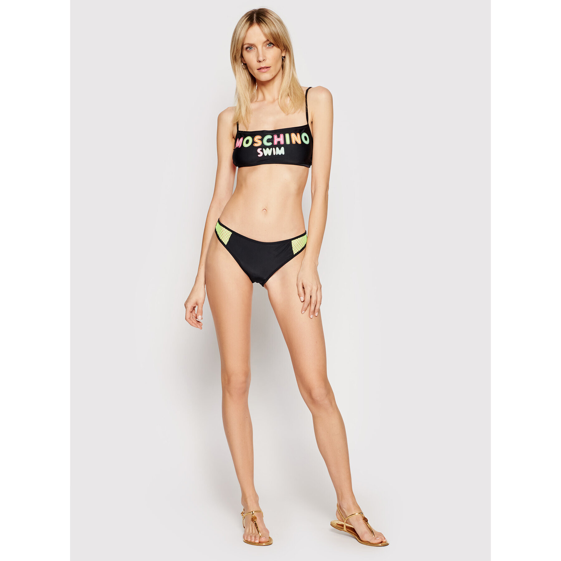 MOSCHINO Underwear & Swim Spodný diel bikín 7124 5211 Čierna - Pepit.sk