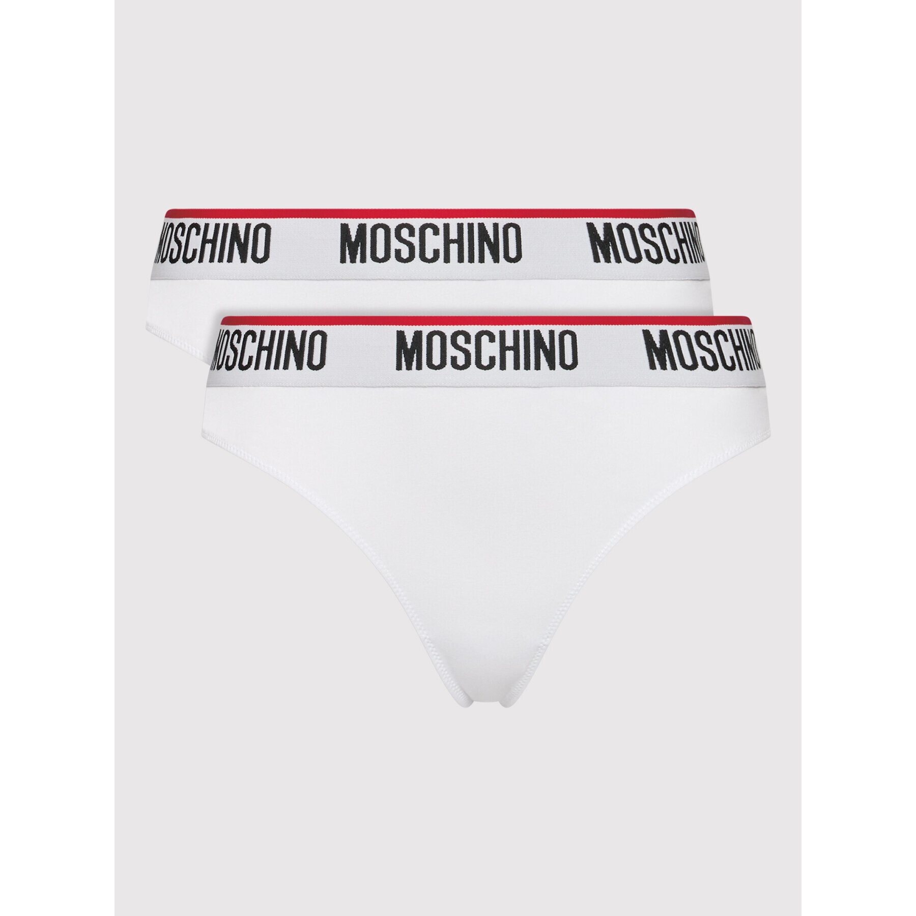 MOSCHINO Underwear & Swim Súprava 2 kusov brazílskych nohavičiek 4745 9003 Biela - Pepit.sk