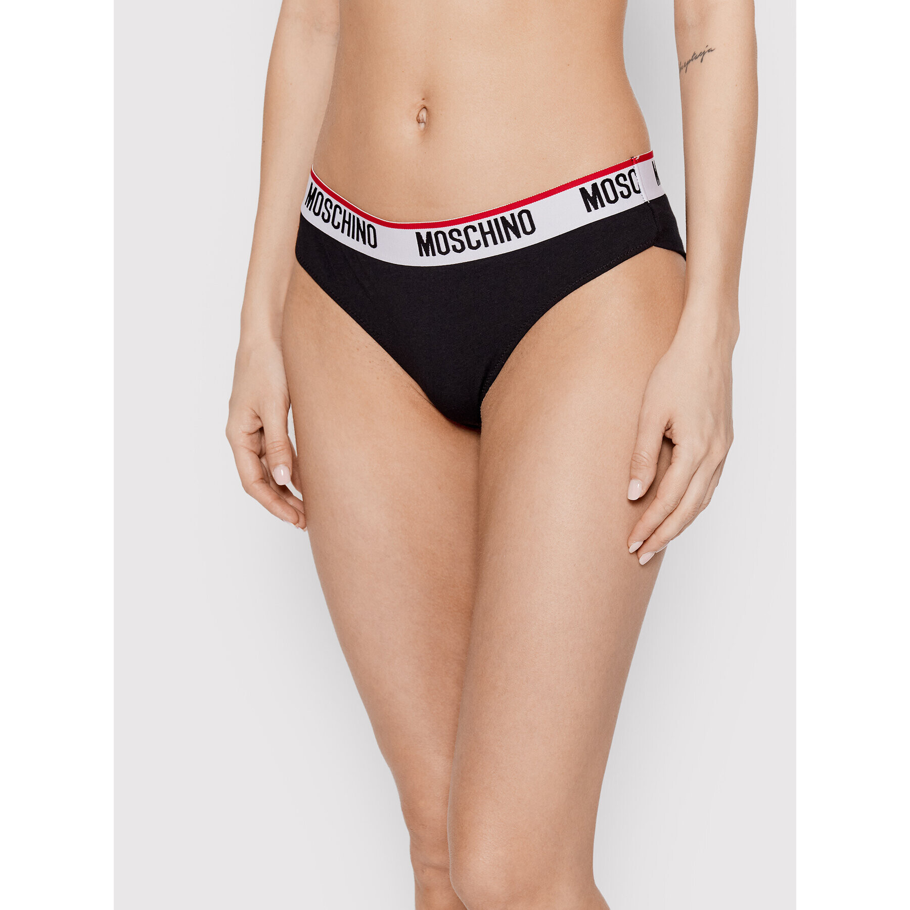 MOSCHINO Underwear & Swim Súprava 2 kusov brazílskych nohavičiek 4745 9003 Čierna - Pepit.sk