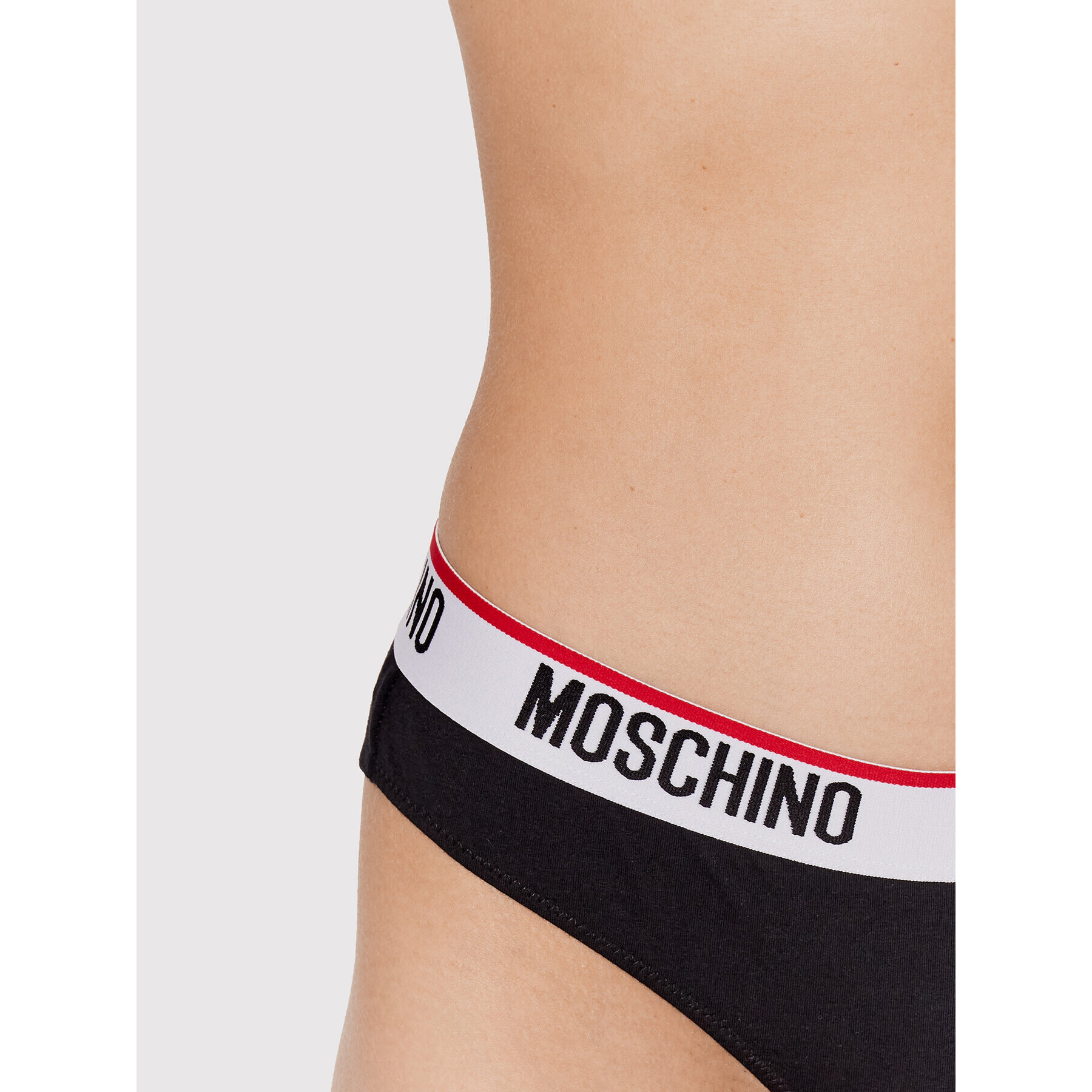 MOSCHINO Underwear & Swim Súprava 2 kusov brazílskych nohavičiek 4745 9003 Čierna - Pepit.sk