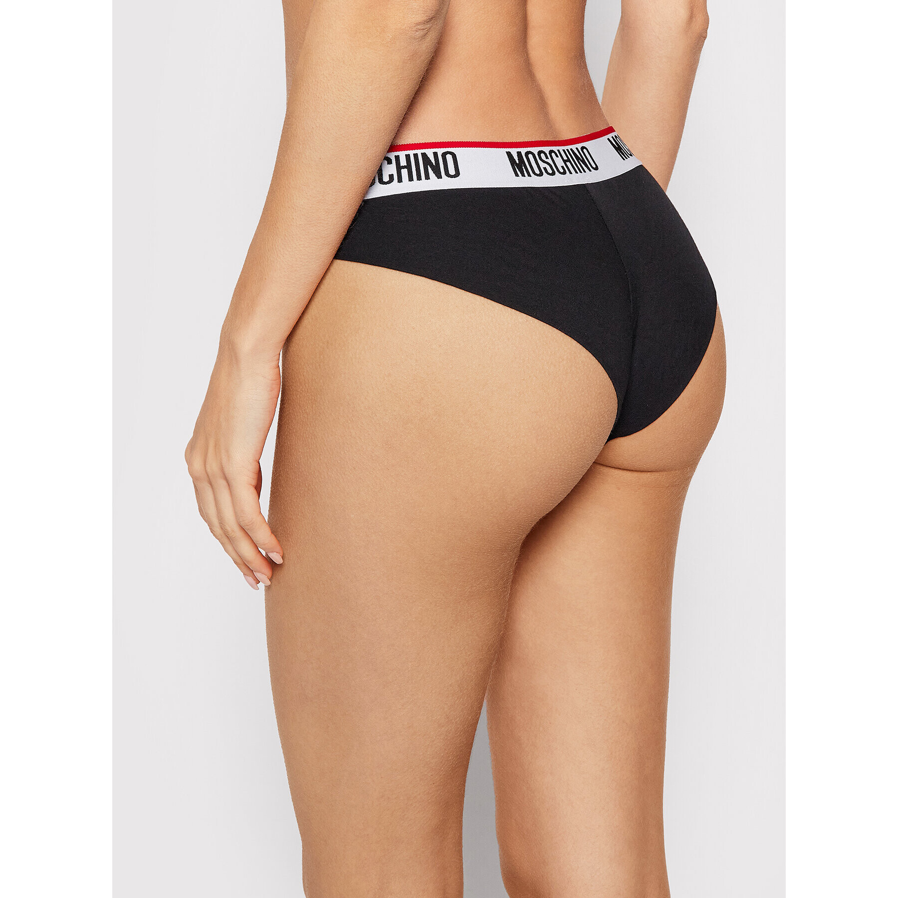 MOSCHINO Underwear & Swim Súprava 2 kusov brazílskych nohavičiek 4745 9003 Čierna - Pepit.sk