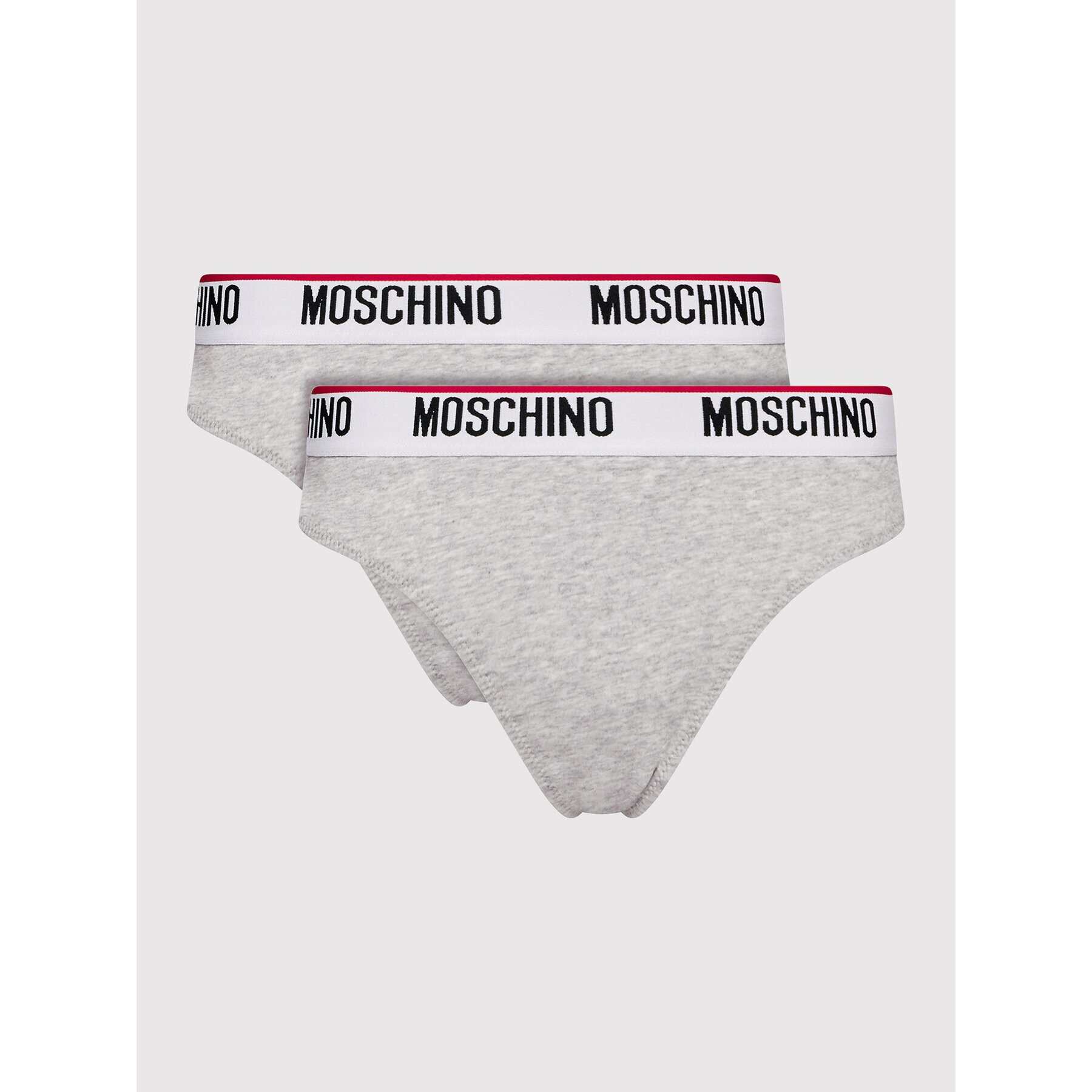 MOSCHINO Underwear & Swim Súprava 2 kusov brazílskych nohavičiek 4745 9003 Sivá - Pepit.sk