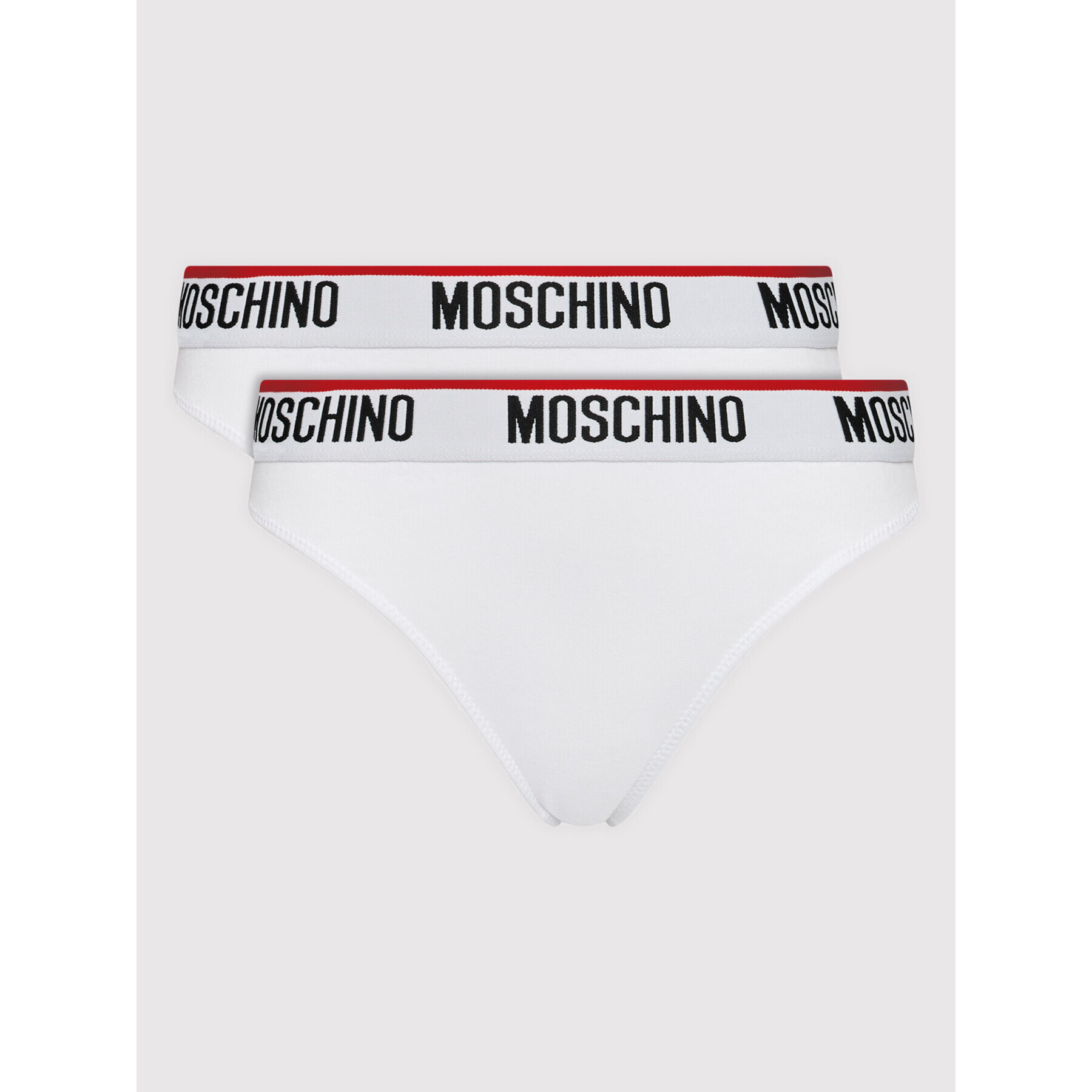 MOSCHINO Underwear & Swim Súprava 2 kusov klasických nohavičiek 4742 9003 Biela - Pepit.sk