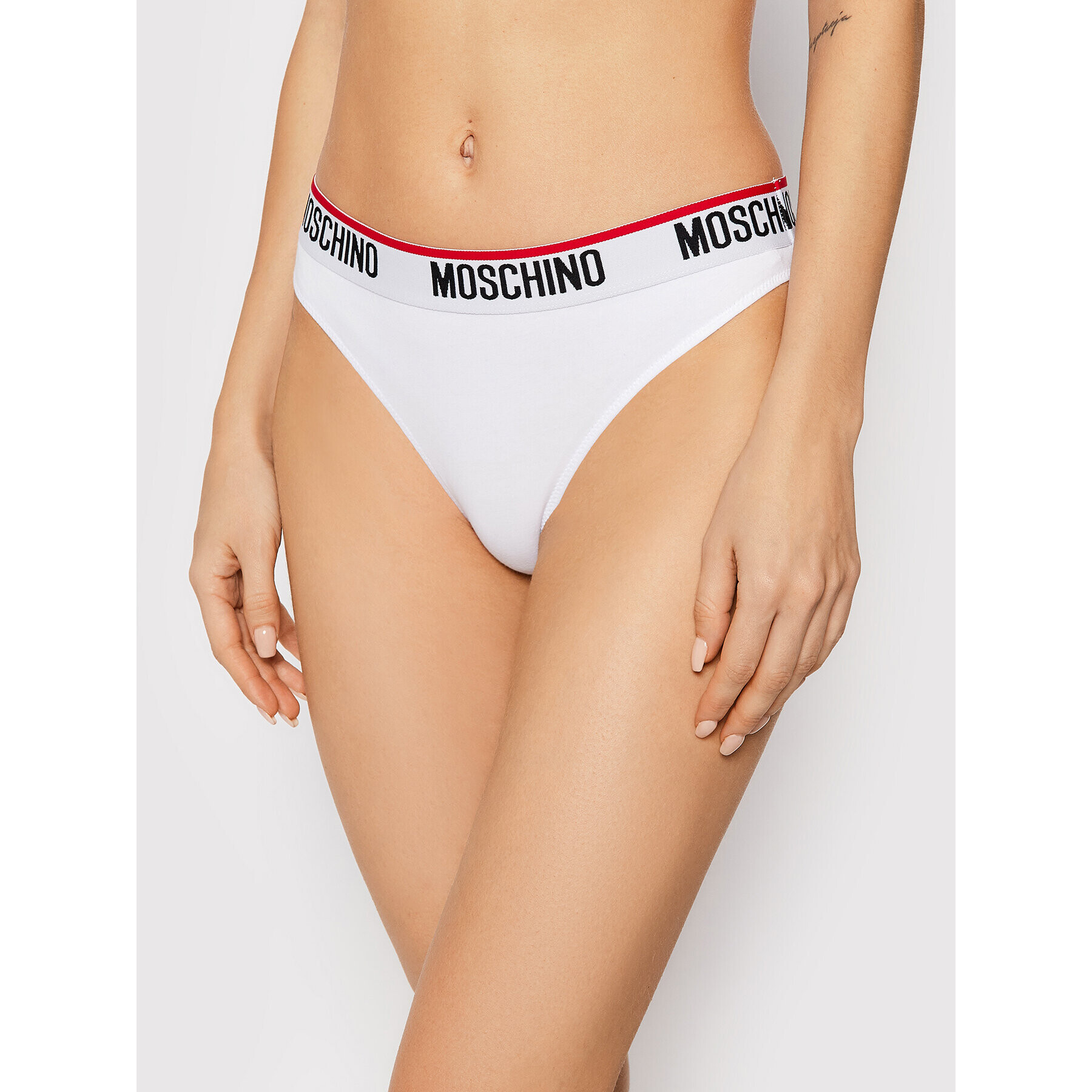 MOSCHINO Underwear & Swim Súprava 2 kusov klasických nohavičiek 4742 9003 Biela - Pepit.sk