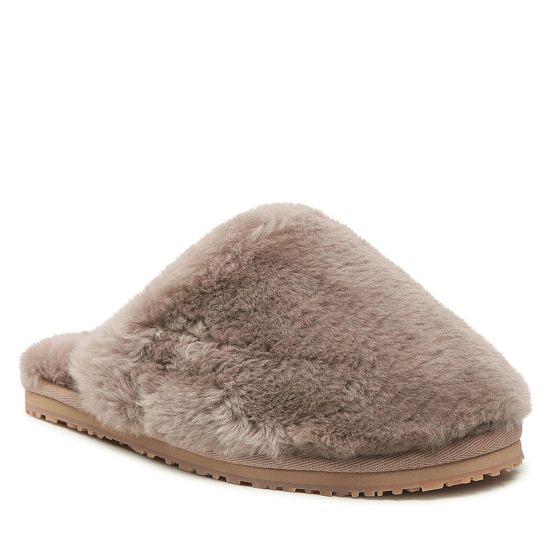 Mou Papuče Closed Toe Sheepskin Fur Slippper FW161000L Béžová - Pepit.sk