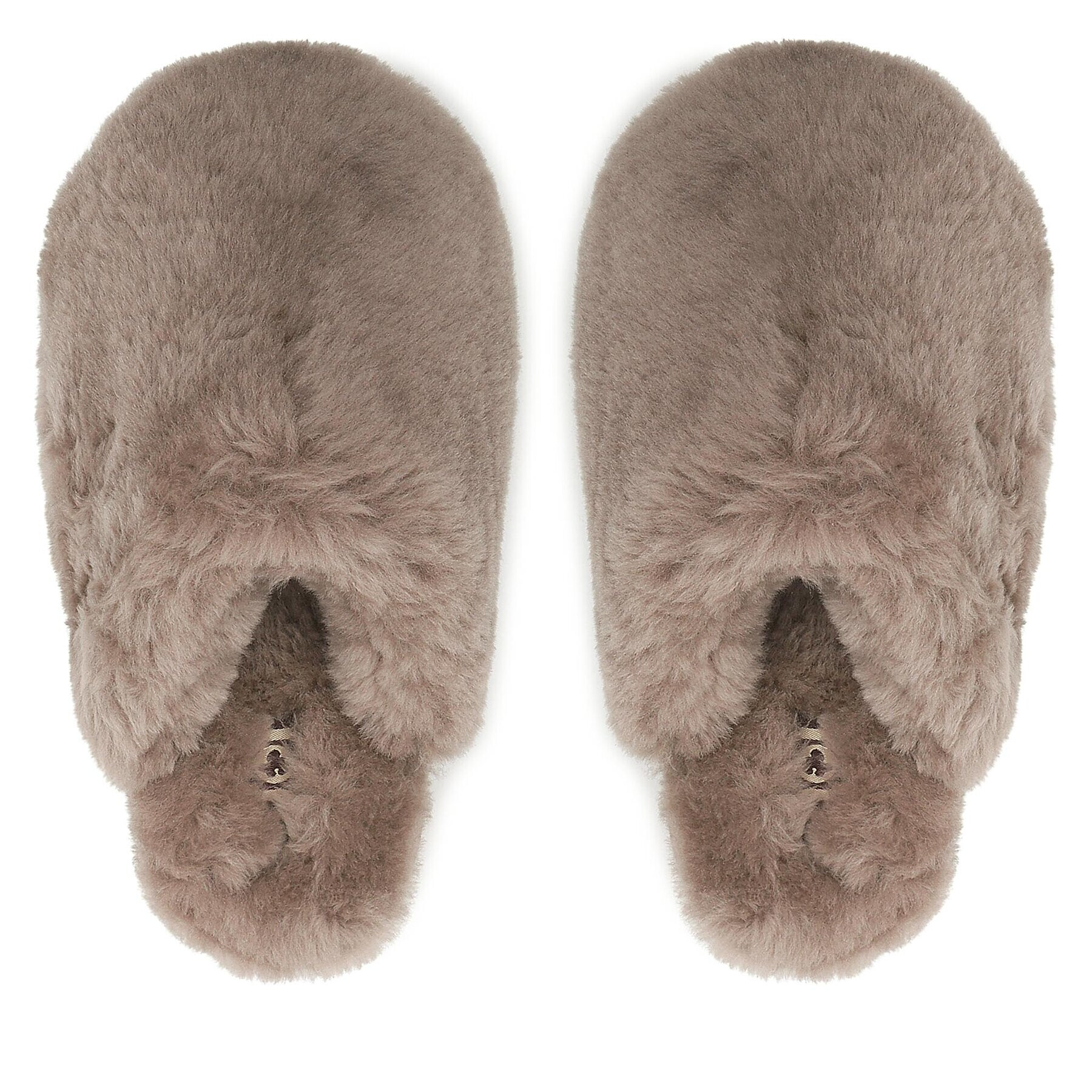 Mou Papuče Closed Toe Sheepskin Fur Slippper FW161000L Béžová - Pepit.sk