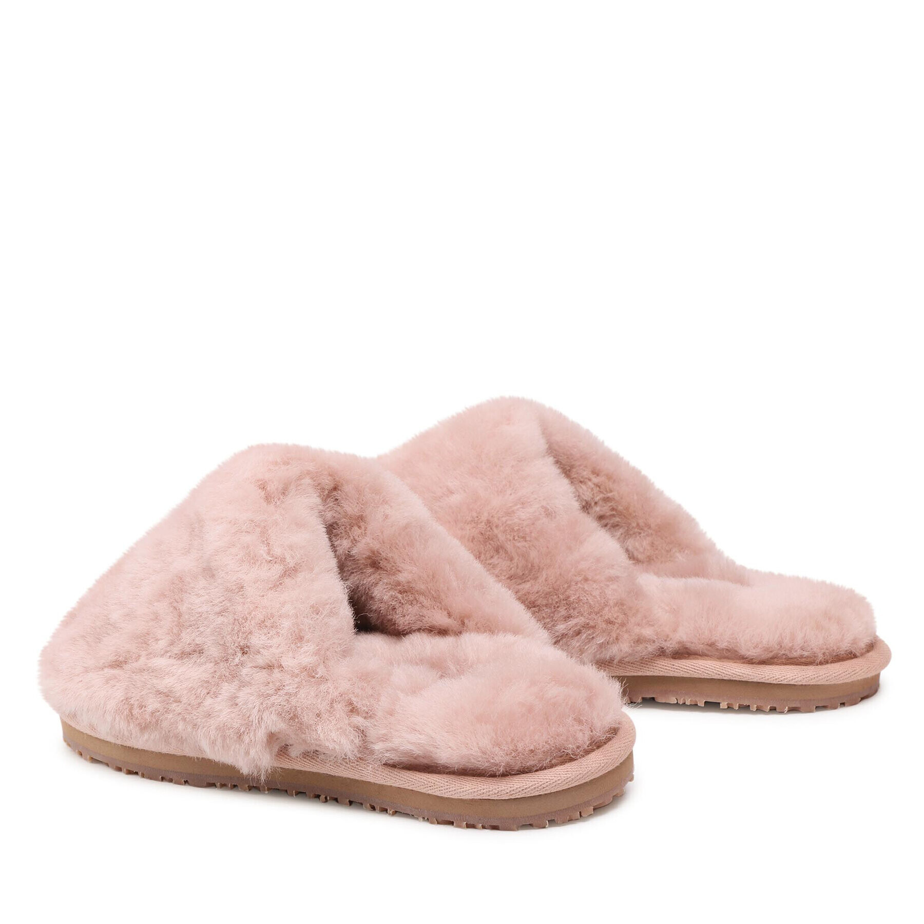 Mou Papuče Closed Toe Sheepskin Slipper FW161000L Ružová - Pepit.sk