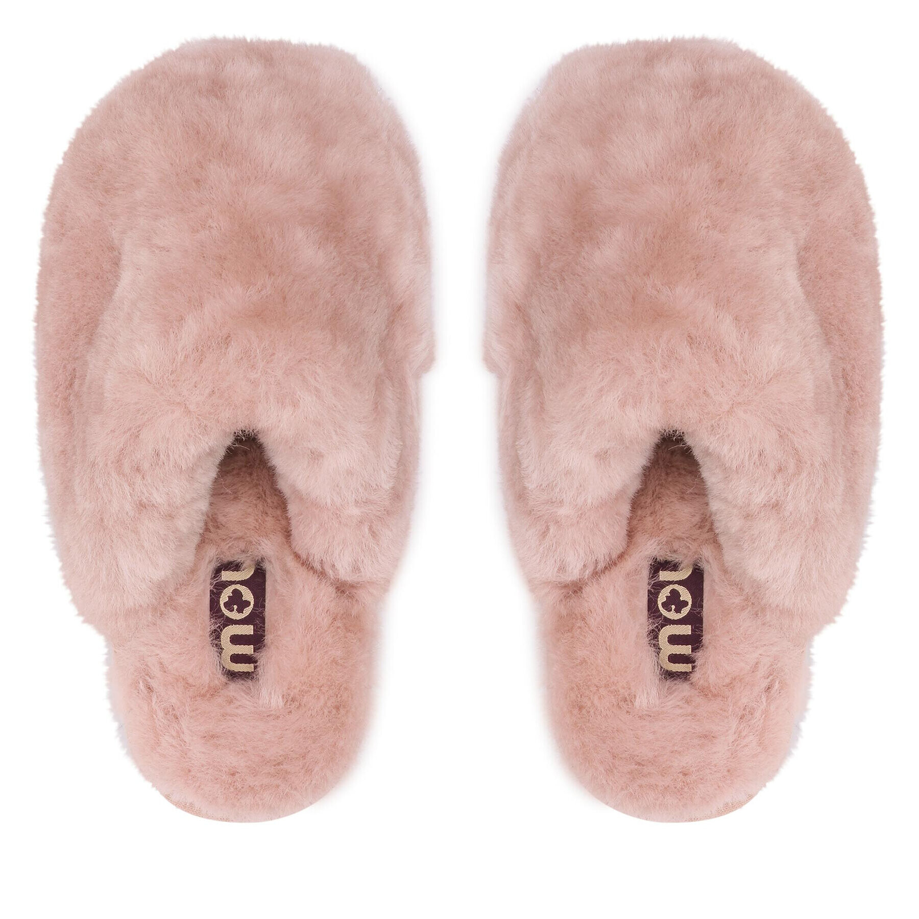 Mou Papuče Closed Toe Sheepskin Slipper FW161000L Ružová - Pepit.sk