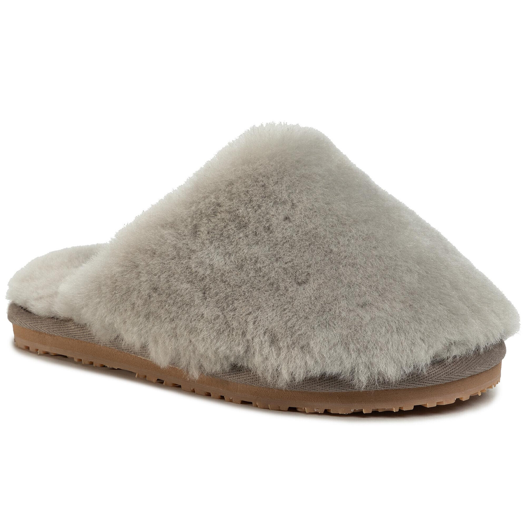 Mou Papuče Closed Toe Sheepskin Slipper Sivá - Pepit.sk