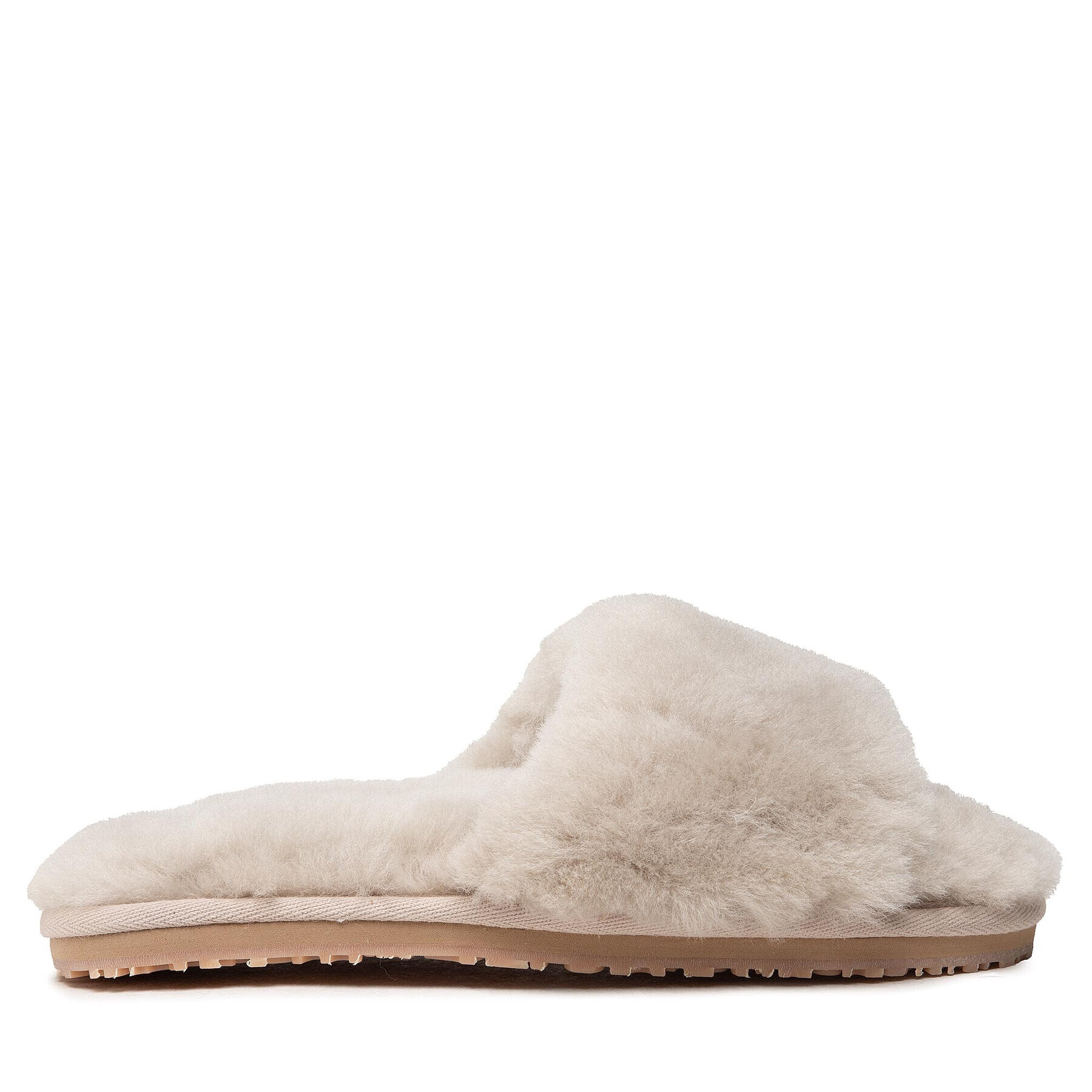 Mou Papuče Sheepskin Fur Slide Slipper FW161001L Béžová - Pepit.sk