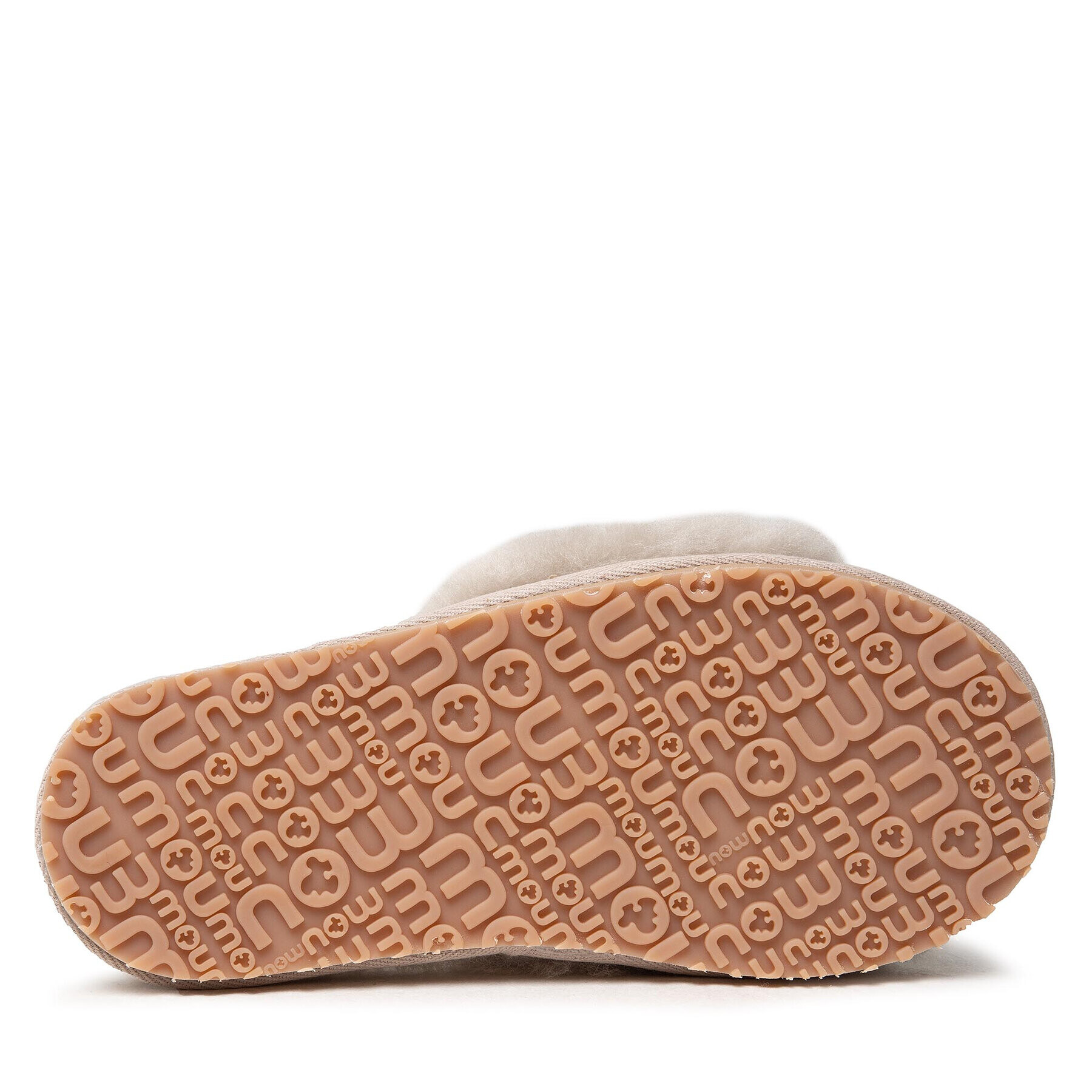 Mou Papuče Sheepskin Fur Slide Slipper FW161001L Béžová - Pepit.sk