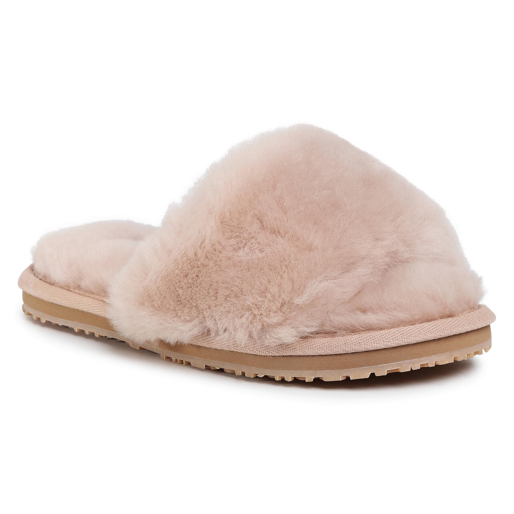 Mou Šľapky Sheepskin Fur Slide Slipper FW161001L Béžová - Pepit.sk