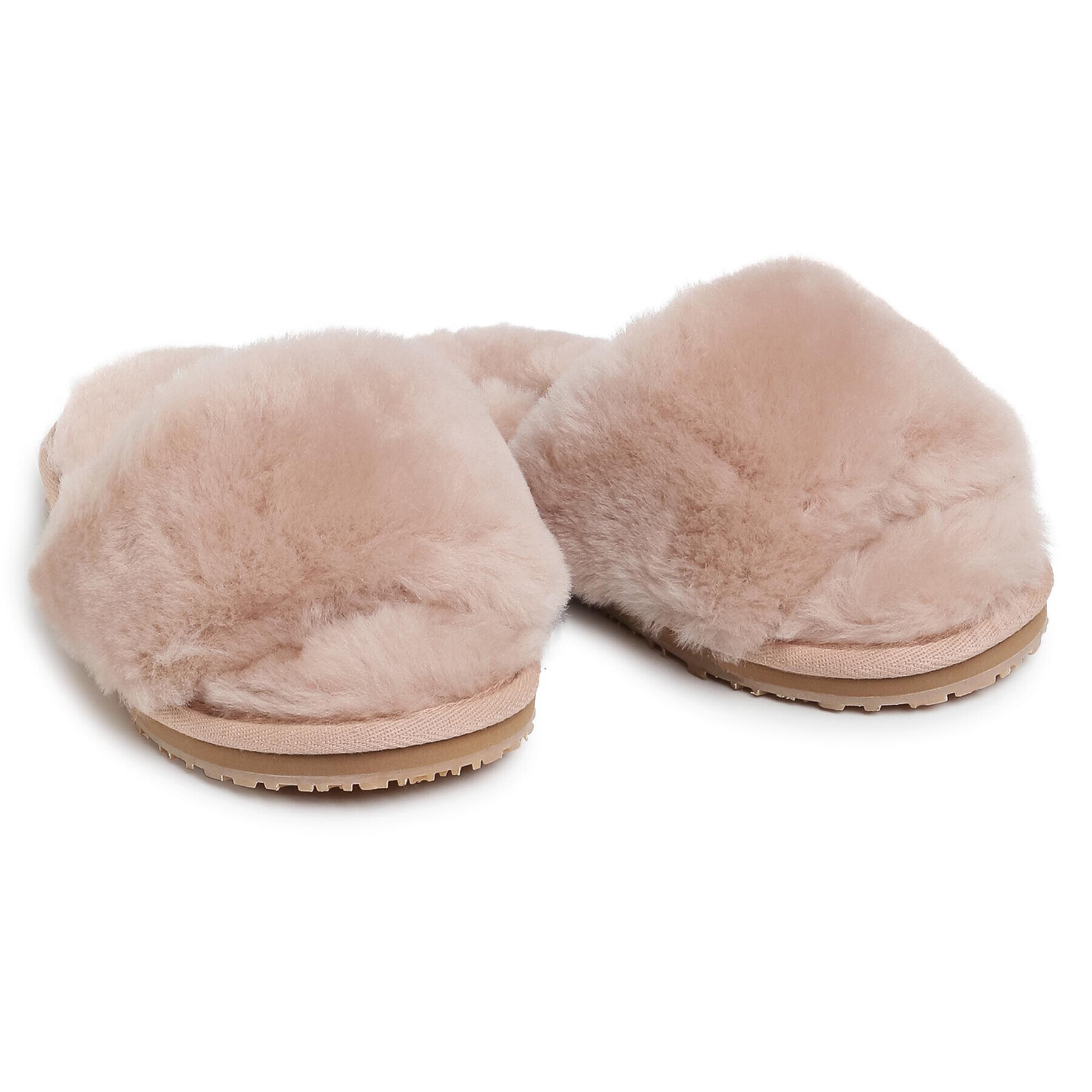 Mou Šľapky Sheepskin Fur Slide Slipper FW161001L Béžová - Pepit.sk