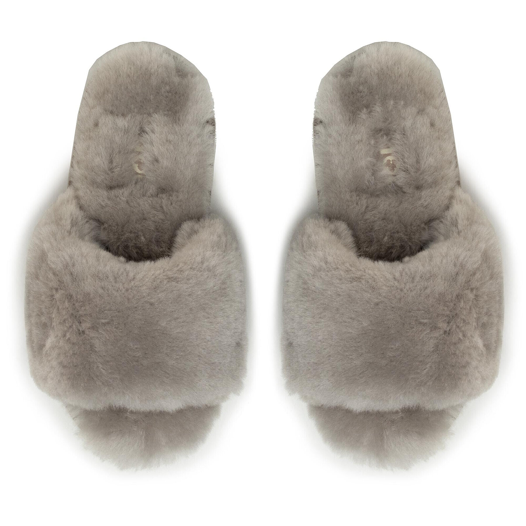 Mou Šľapky Sheepskin Fur Slide Slipper FW161001L Sivá - Pepit.sk