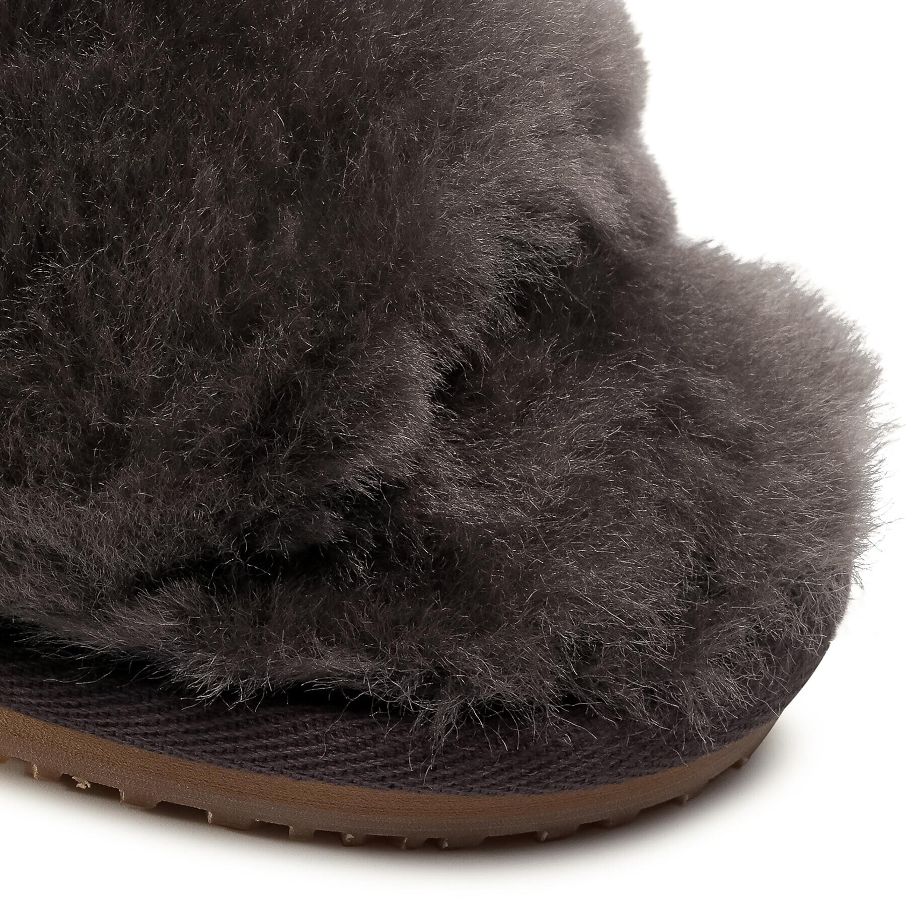 Mou Šľapky Sheepskin Fur Slide Slipper FW161001L Sivá - Pepit.sk