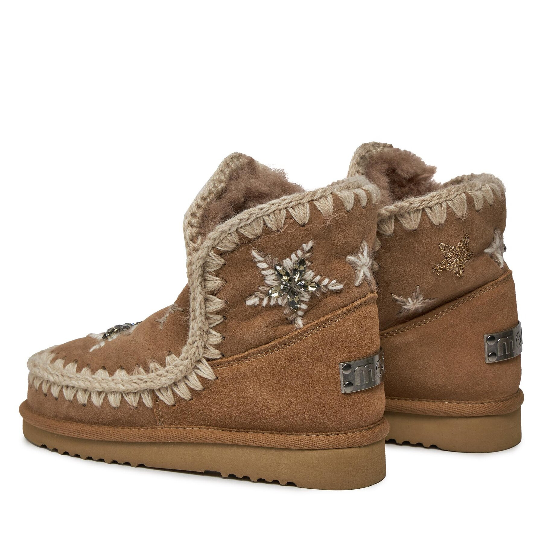 Mou Sneakersy Eskimo Wool FW101077A Hnedá - Pepit.sk