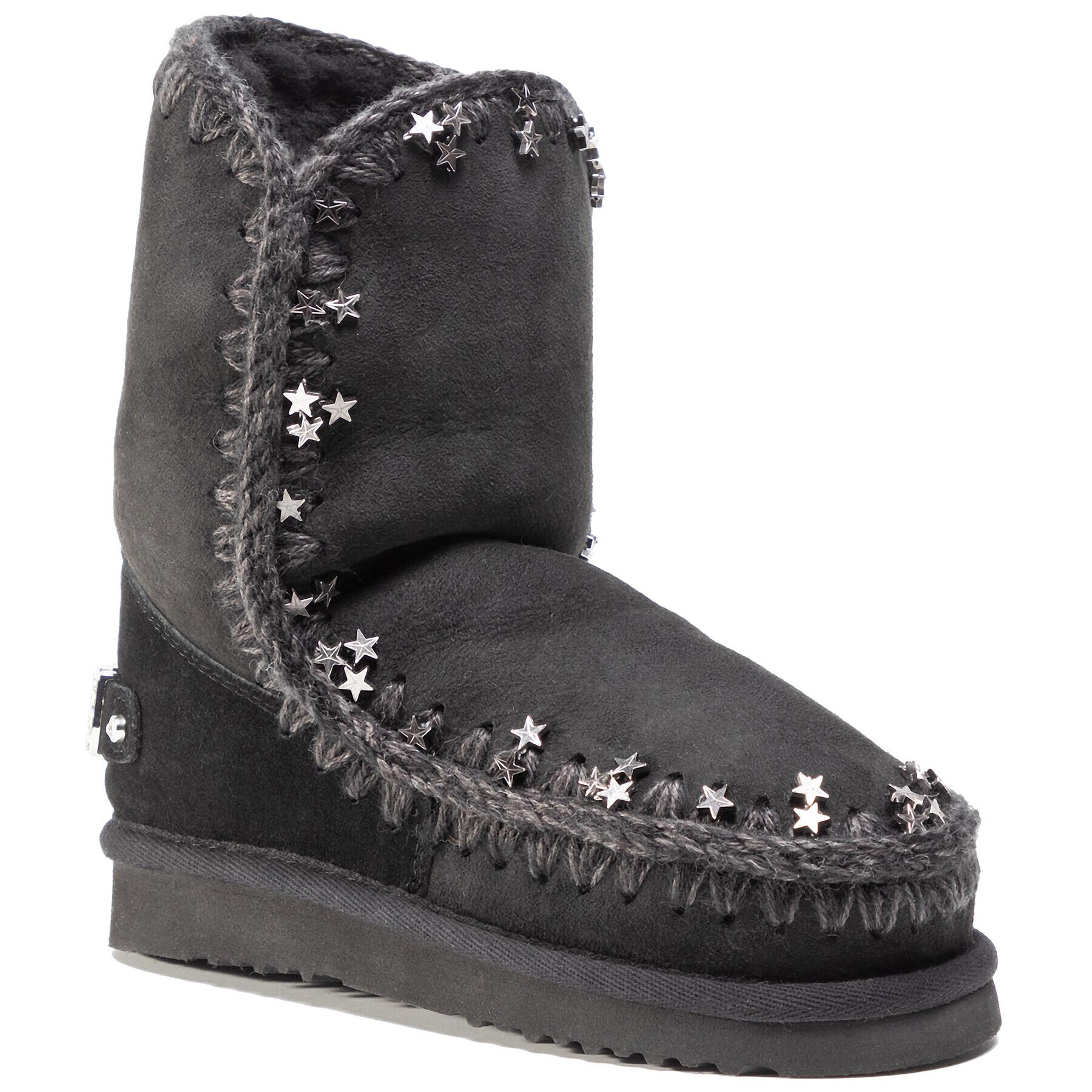 Mou Topánky Eskimo 24 Metallic Stars FW101038A Čierna - Pepit.sk