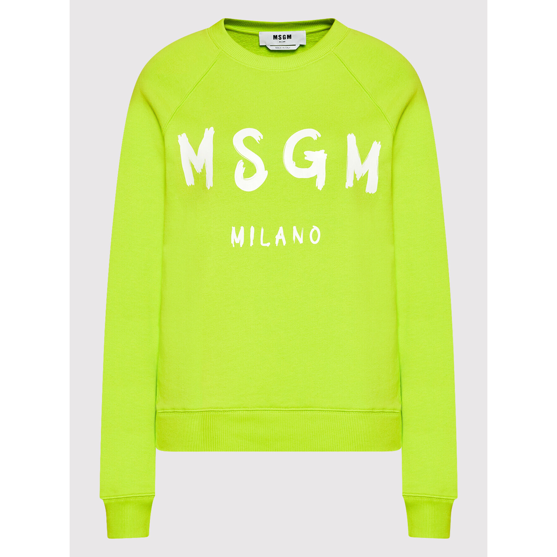 MSGM Mikina 3241MDM513 227299 Zelená Regular Fit - Pepit.sk