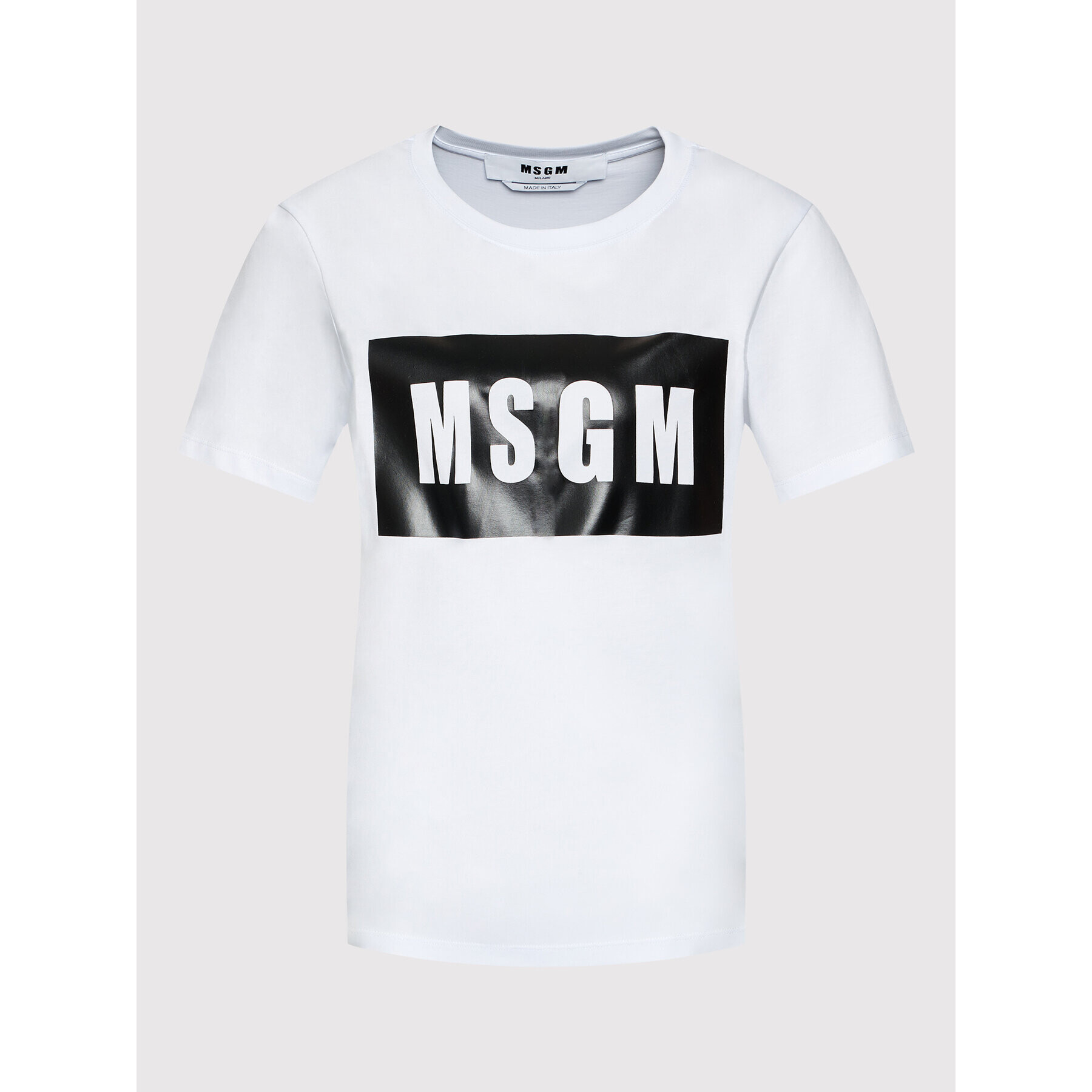 MSGM Tričko 2000MDM520 200002 Biela Regular Fit - Pepit.sk