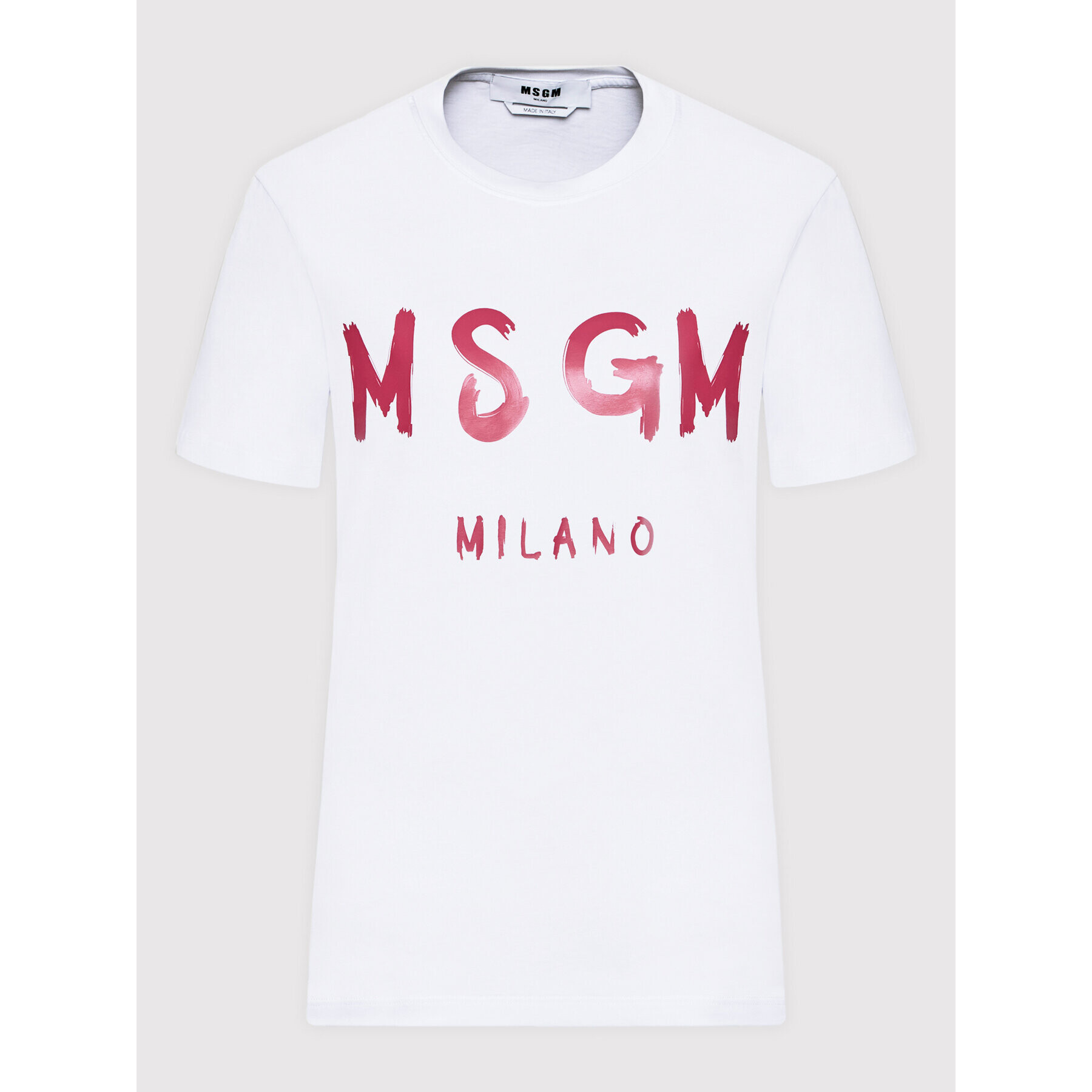 MSGM Tričko 3241MDM510 227298 Biela Regular Fit - Pepit.sk