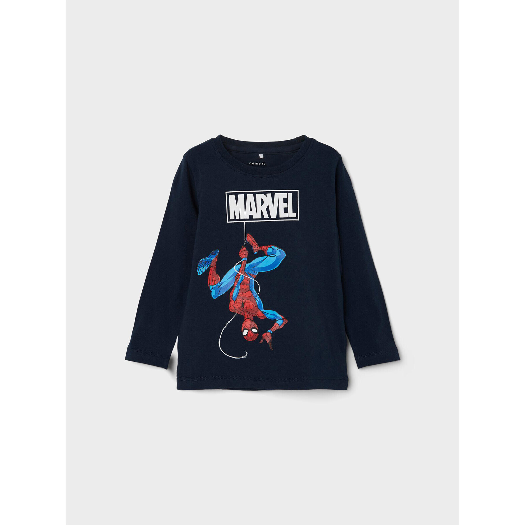 NAME IT Blúzka MARVEL 13213069 Tmavomodrá Regular Fit - Pepit.sk