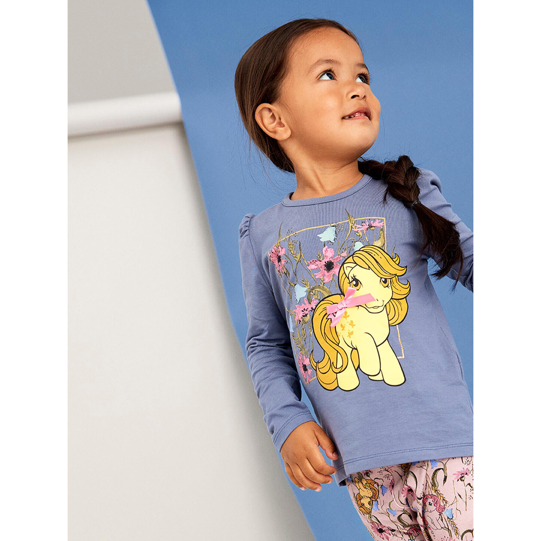 NAME IT Blúzka MY LITTLE PONY 13205064 Modrá Regular Fit - Pepit.sk