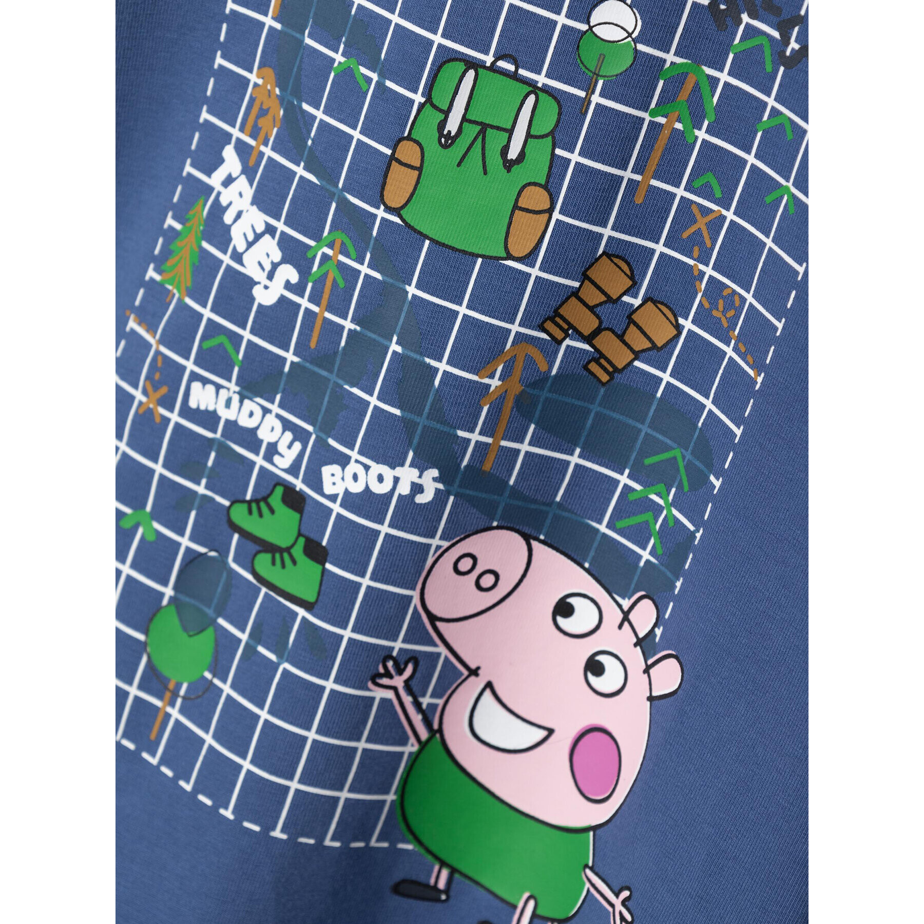 NAME IT Blúzka PEPPA PIG Noise 13231079 Modrá Regular Fit - Pepit.sk