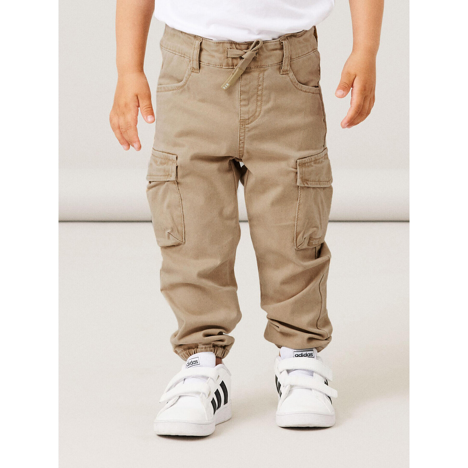 NAME IT Jogger nohavice 13212620 Béžová Baggy Fit - Pepit.sk