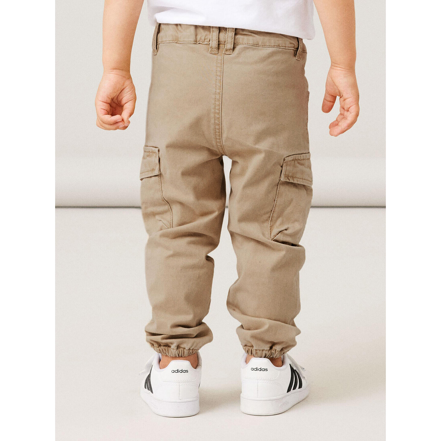 NAME IT Jogger nohavice 13212620 Béžová Baggy Fit - Pepit.sk