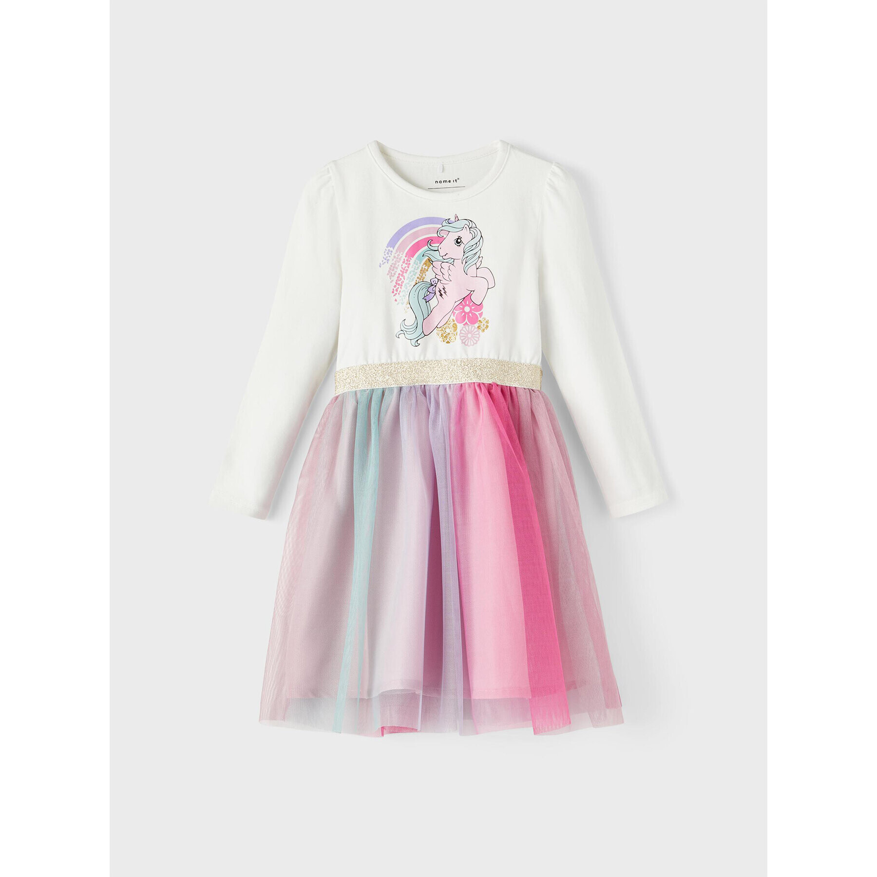 NAME IT Každodenné šaty MY LITTLE PONY 13210710 Biela Regular Fit - Pepit.sk