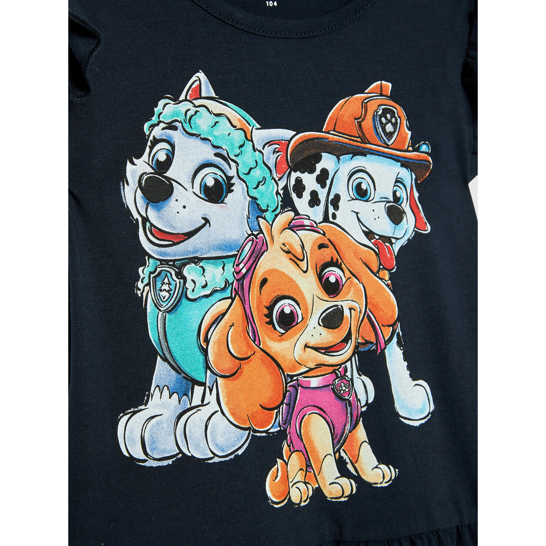 NAME IT Každodenné šaty PAW PATROL 13206215 Čierna Regular Fit - Pepit.sk