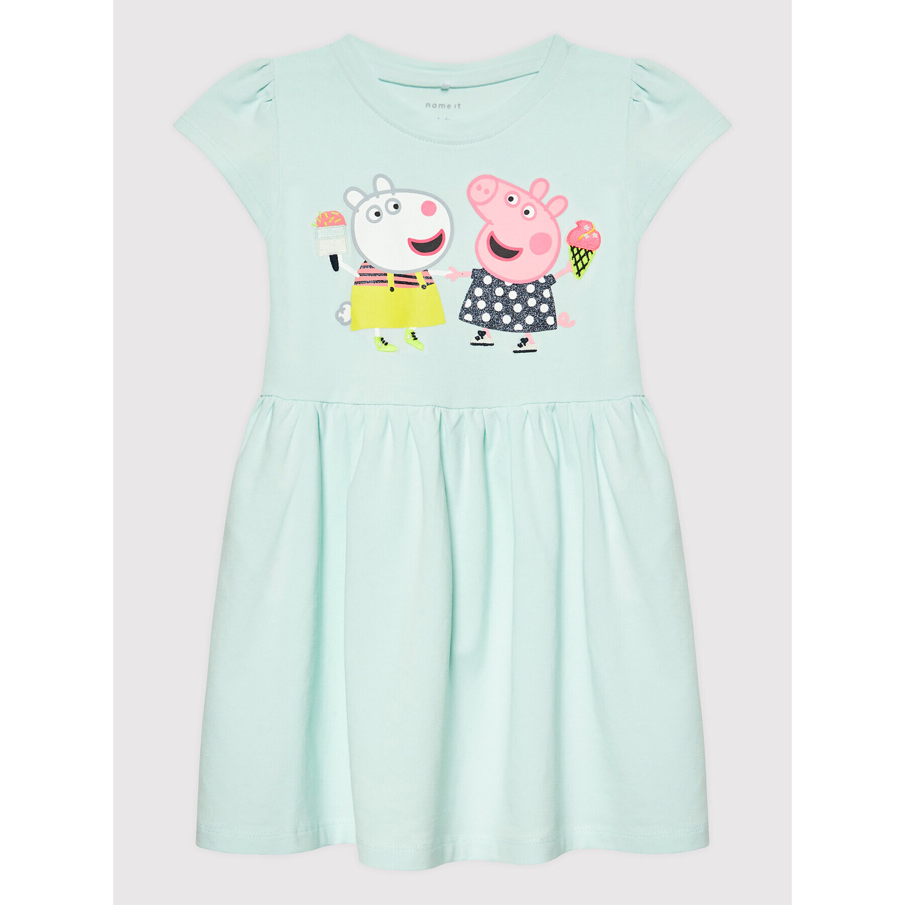 NAME IT Každodenné šaty PEPPA PIG 13201306 Zelená Regular Fit - Pepit.sk