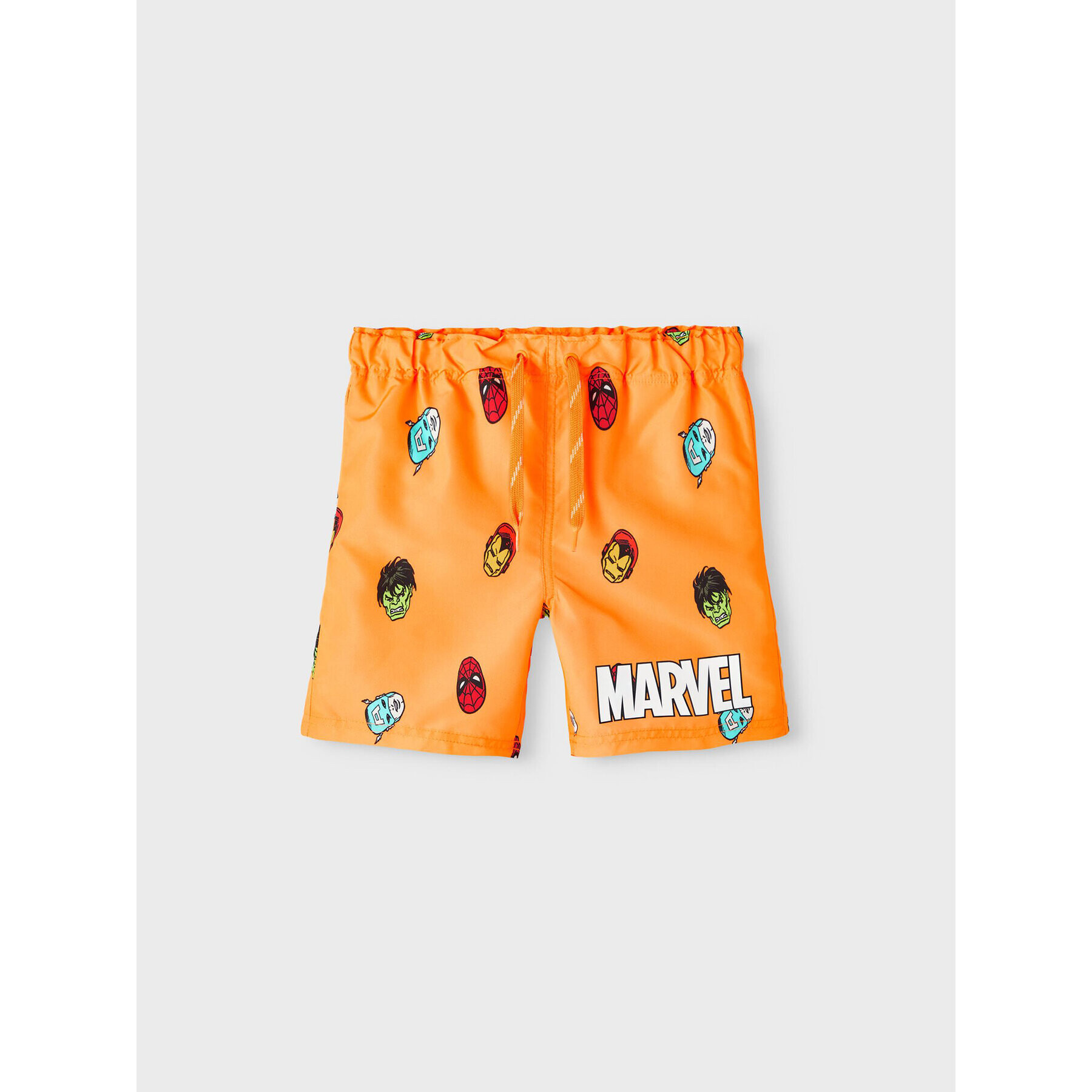 NAME IT Plavecké šortky MARVEL 13213913 Oranžová Regular Fit - Pepit.sk