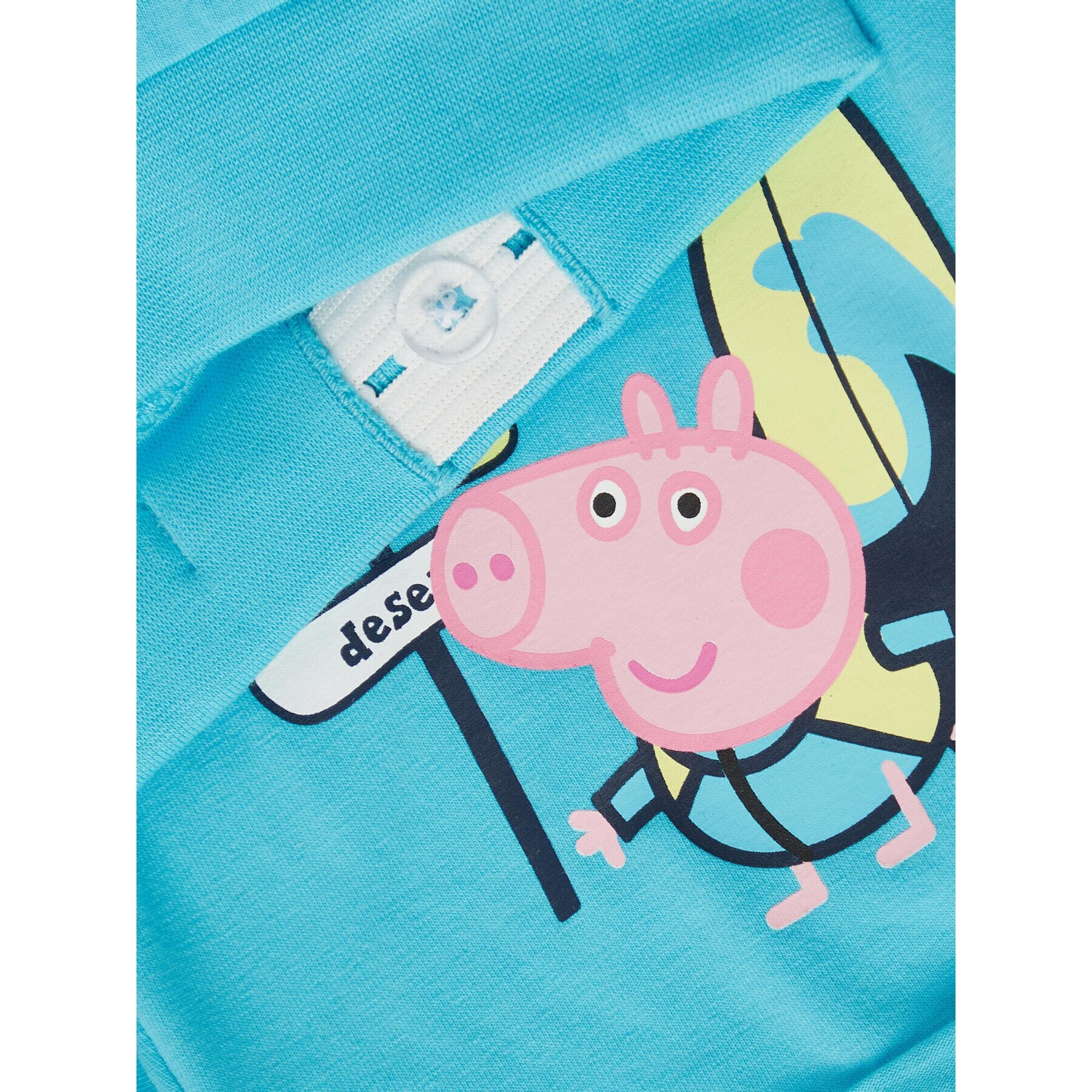 NAME IT Športové kraťasy PEPPA PIG 13201345 Modrá Regular Fit - Pepit.sk