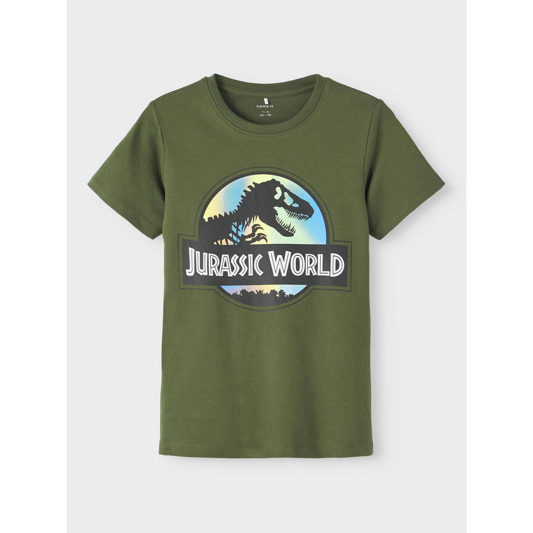 NAME IT Tričko Jurassic World 13219935 Zelená Regular Fit - Pepit.sk