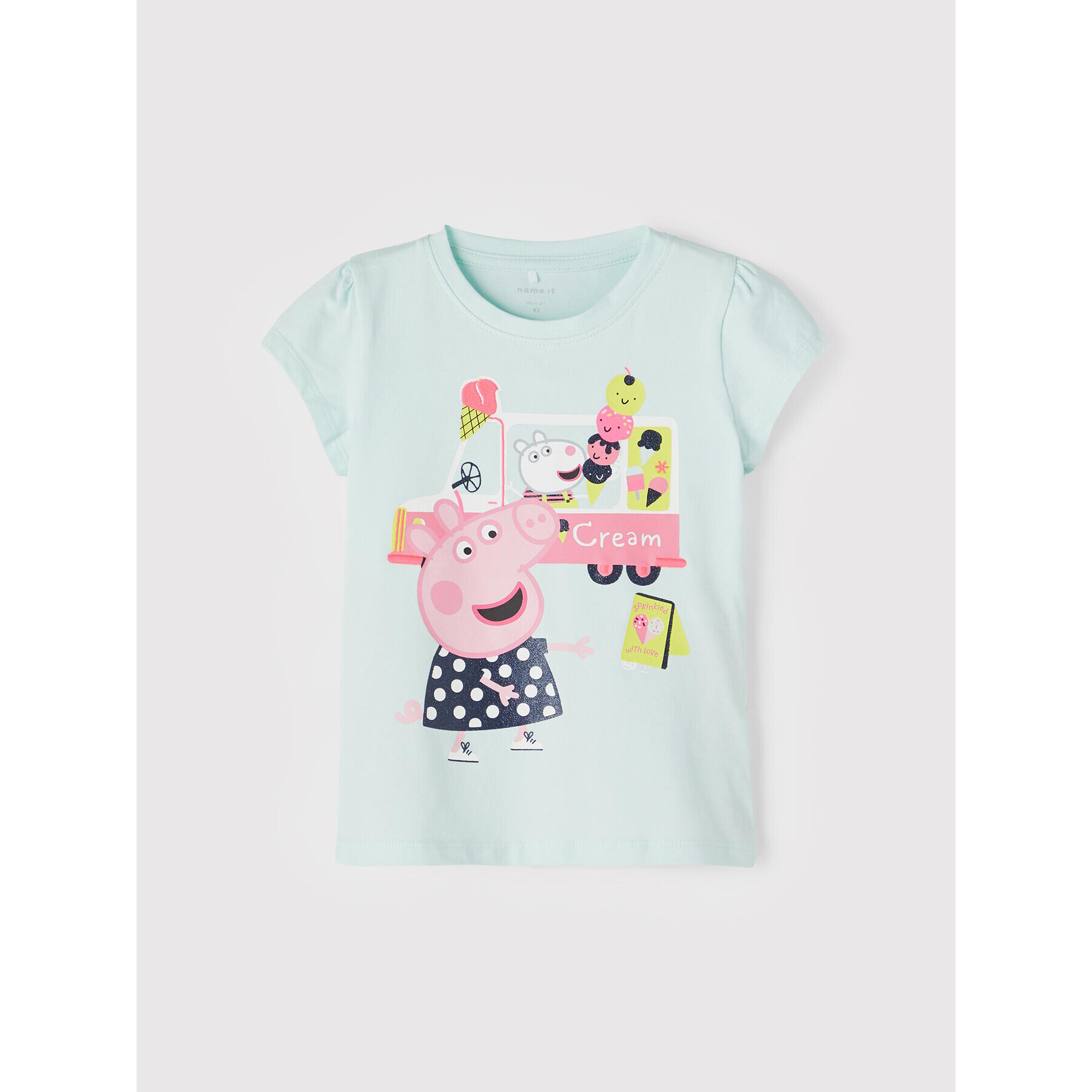 NAME IT Tričko PEPPA PIG 13201304 Zelená Regular Fit - Pepit.sk