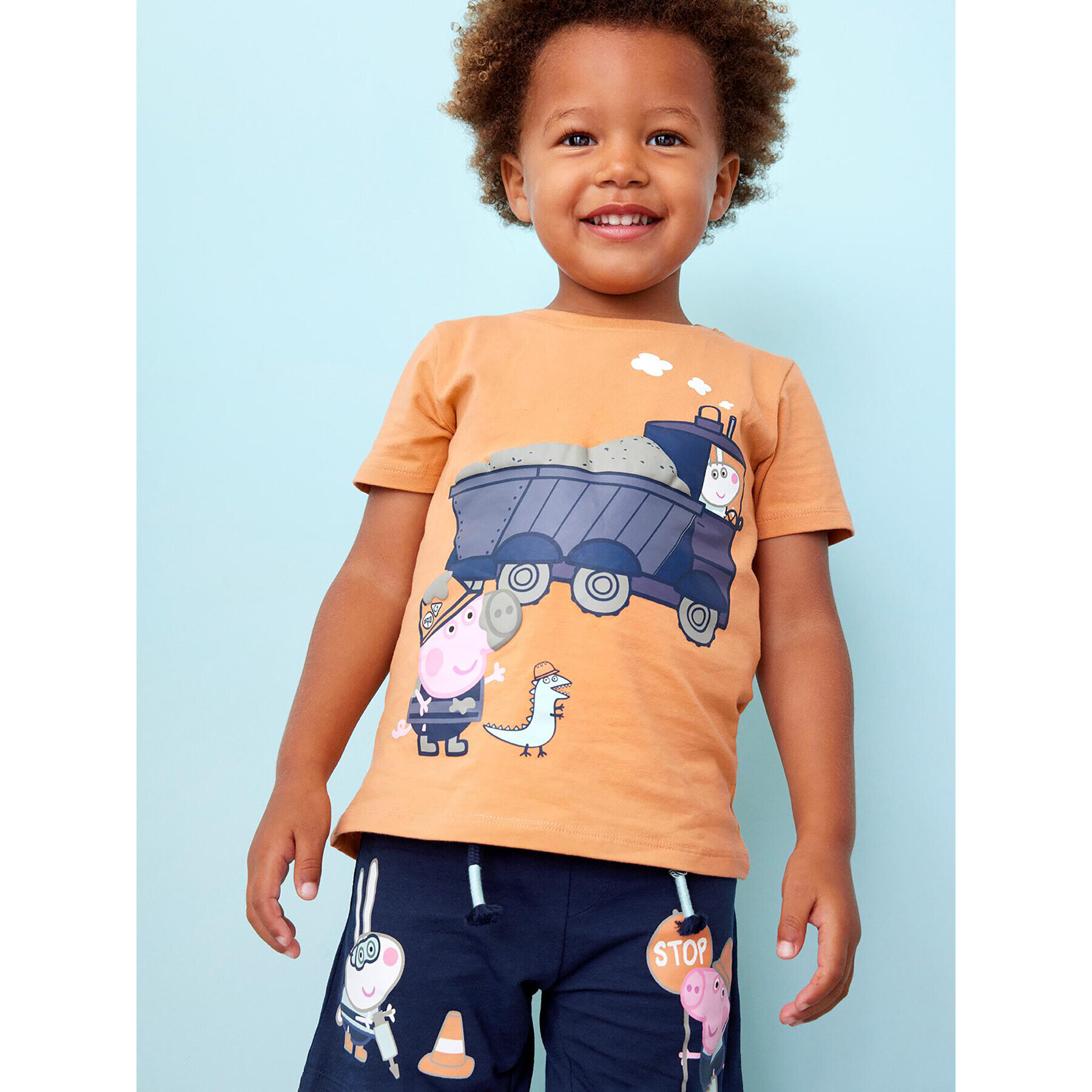 NAME IT Tričko PEPPA PIG 13203560 Oranžová Regular Fit - Pepit.sk