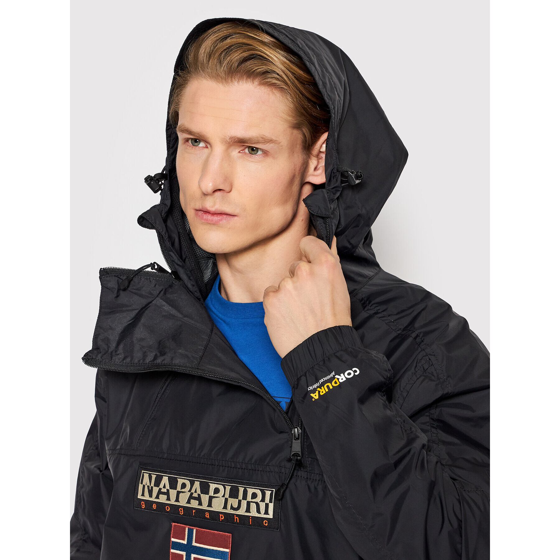 Napapijri Bunda anorak Northfarer 2.0 NP0A4GE9 Čierna Regular Fit - Pepit.sk