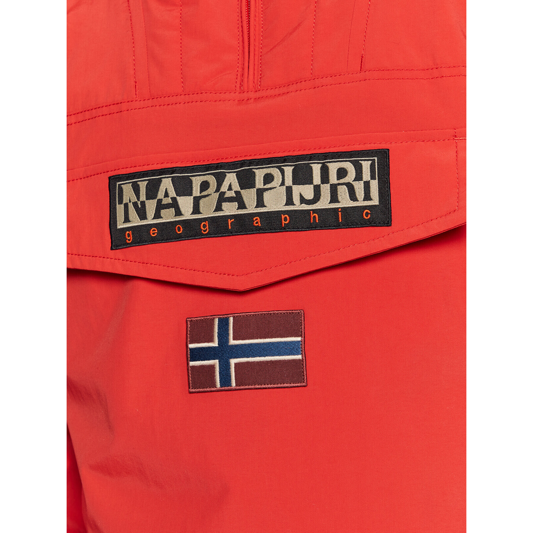 Napapijri Bunda anorak Rainforest Winter 3 NP0A4GMC Červená Regular Fit - Pepit.sk