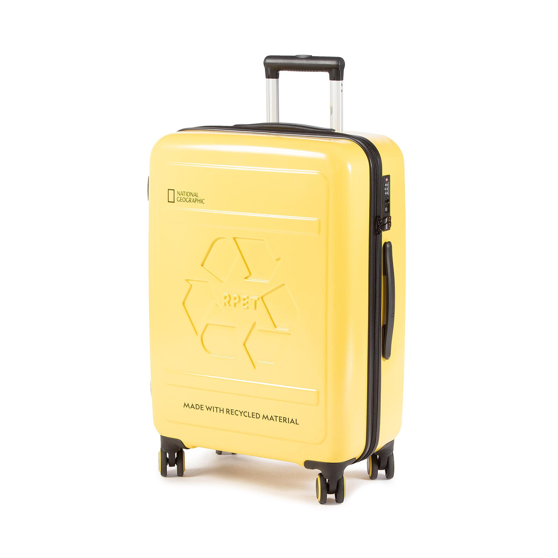 National Geographic Stredný pevný kufor Medium Trolley N205HA.60.68 Žltá - Pepit.sk