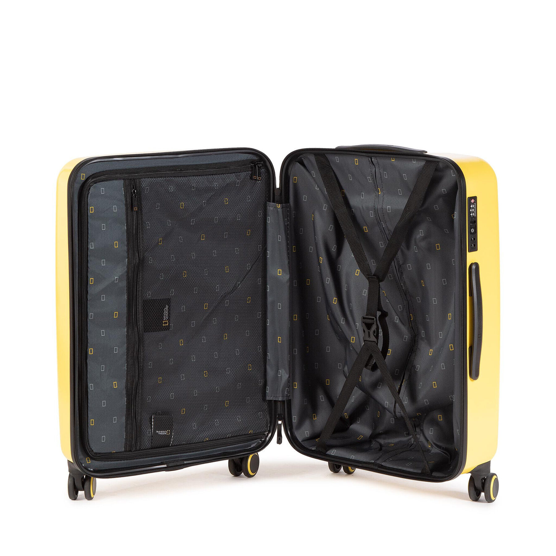 National Geographic Stredný pevný kufor Medium Trolley N205HA.60.68 Žltá - Pepit.sk