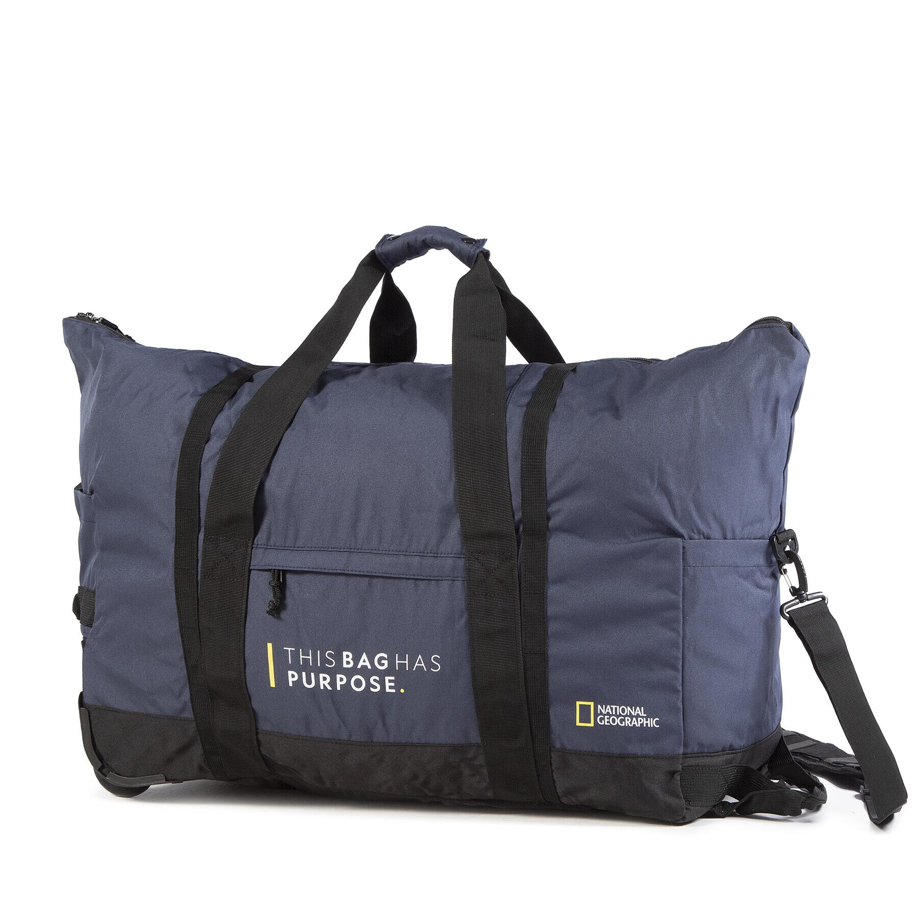 National Geographic Taška Packable Wheeled Duffel Medium N10443.49 Tmavomodrá - Pepit.sk