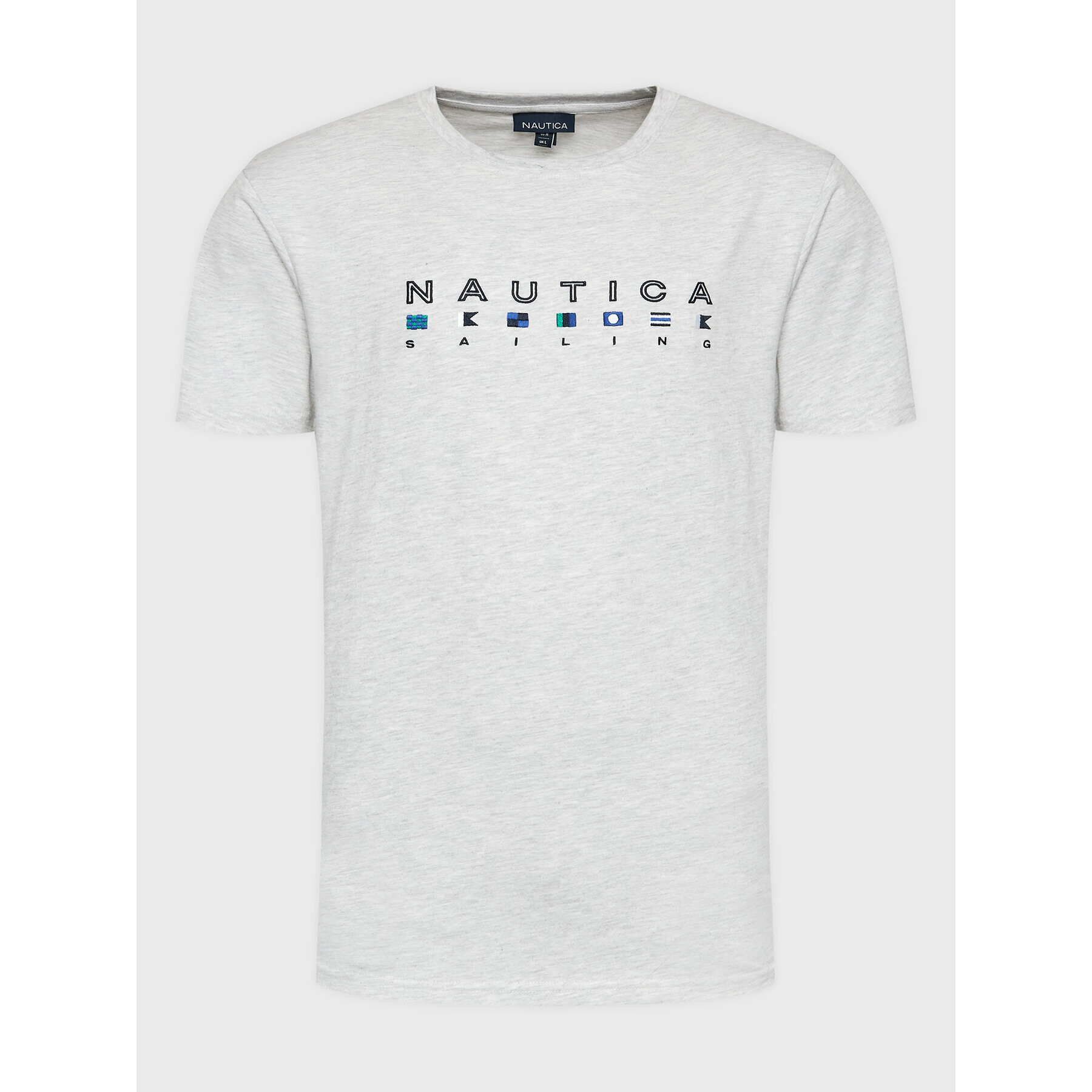 Nautica Tričko Noah N1G00403 Sivá Regular Fit - Pepit.sk