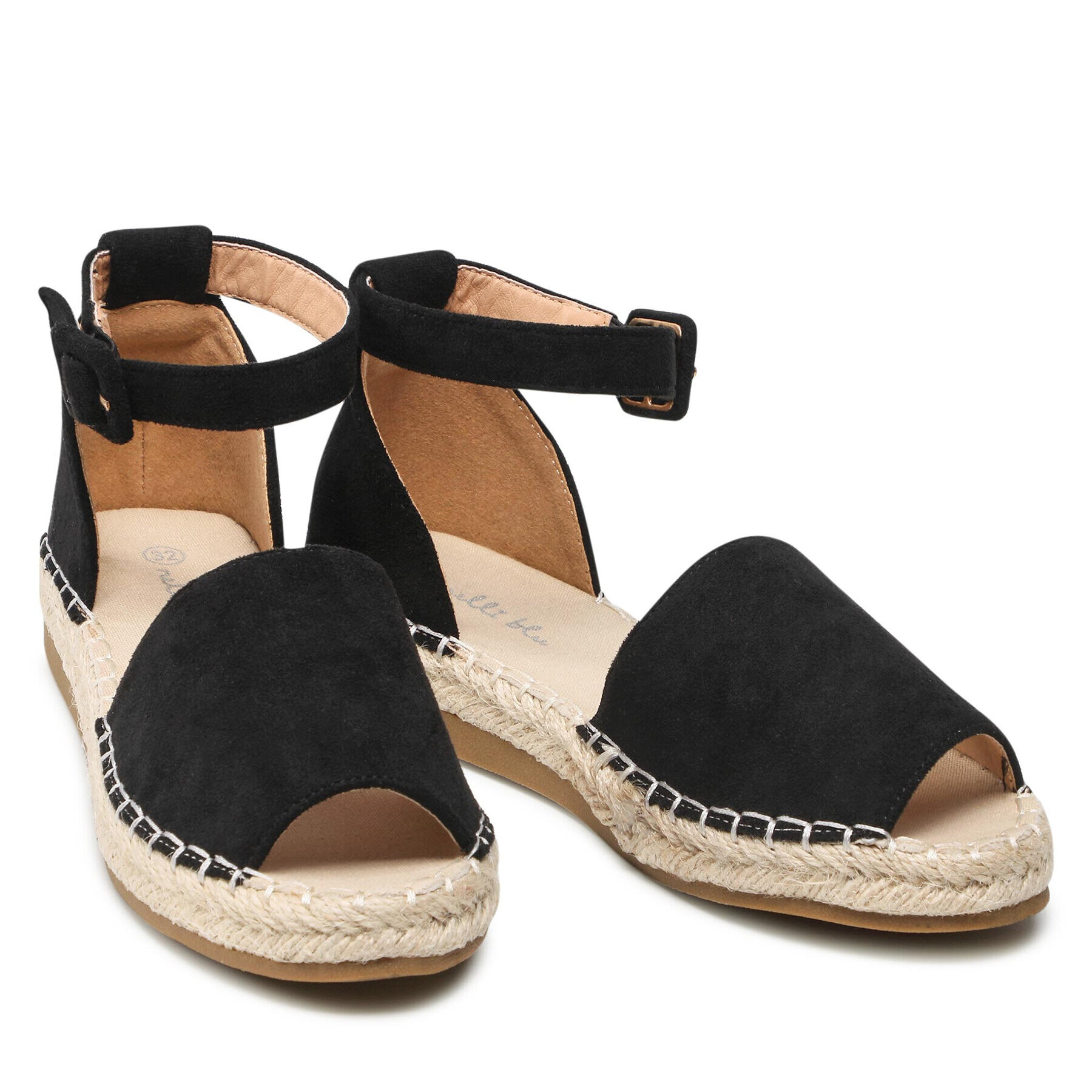 Nelli Blu Espadrilky CM210805-1 Čierna - Pepit.sk