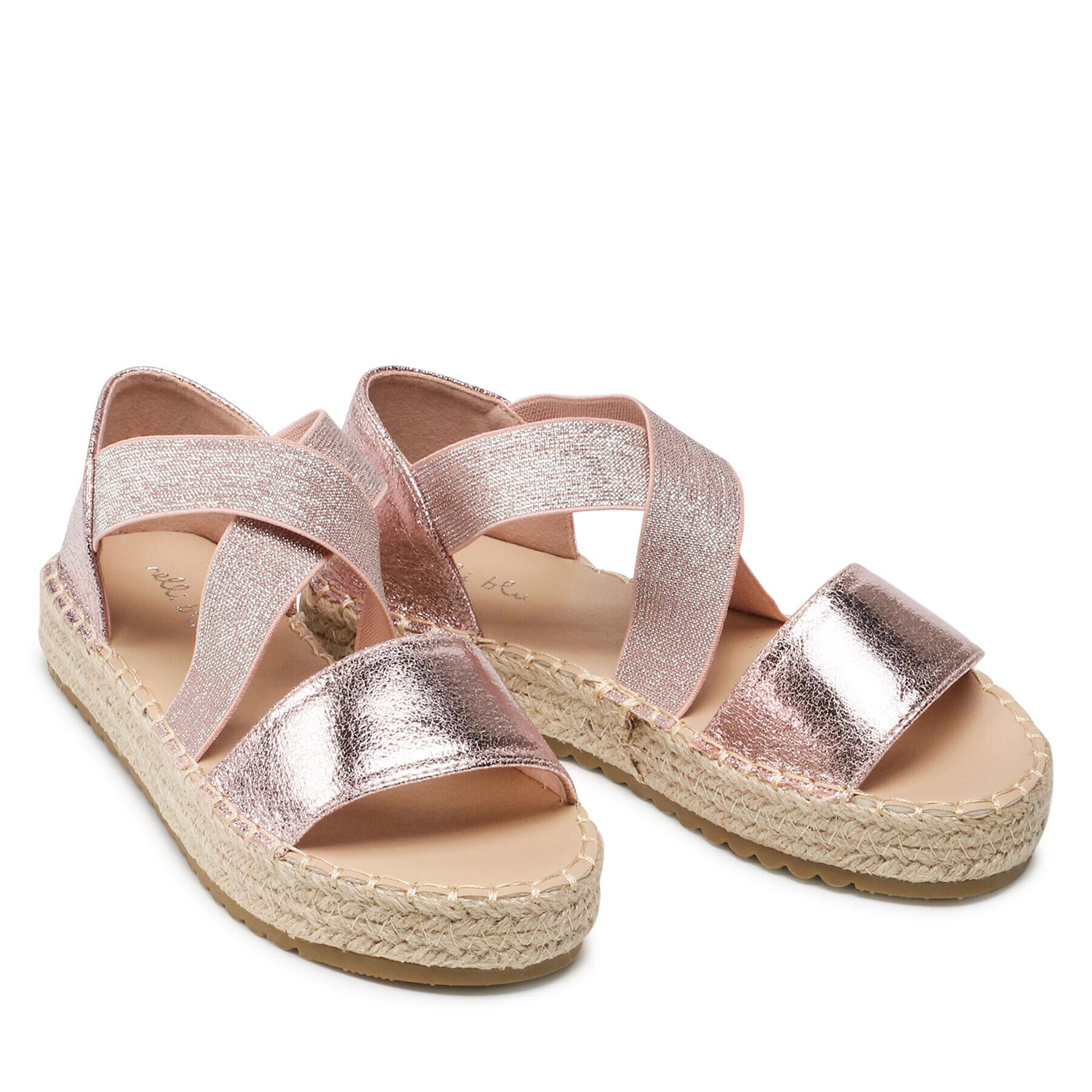 Nelli Blu Espadrilky CSS20378-03 Ružová - Pepit.sk