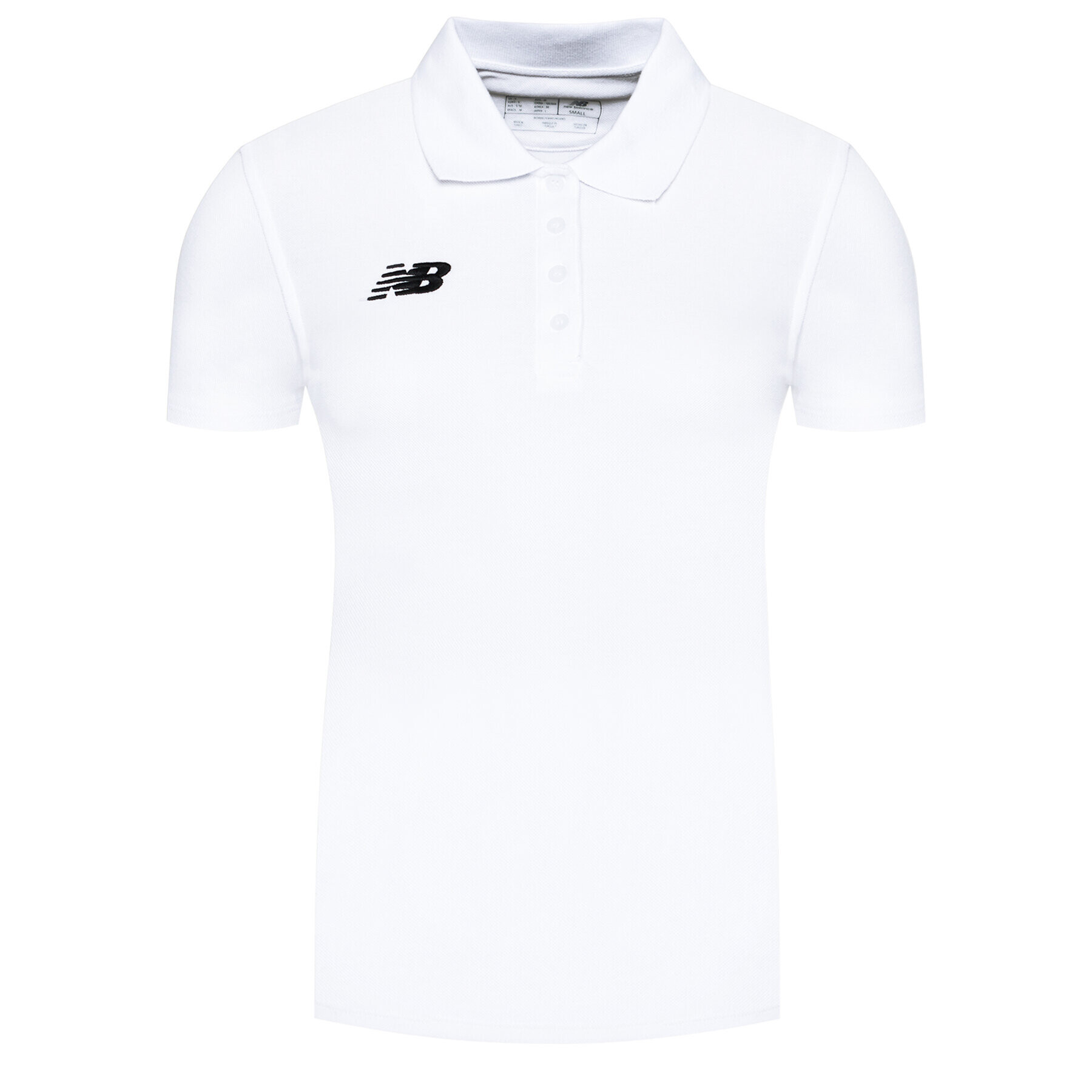 New Balance Polokošeľa WT71060 Biela Slim Fit - Pepit.sk