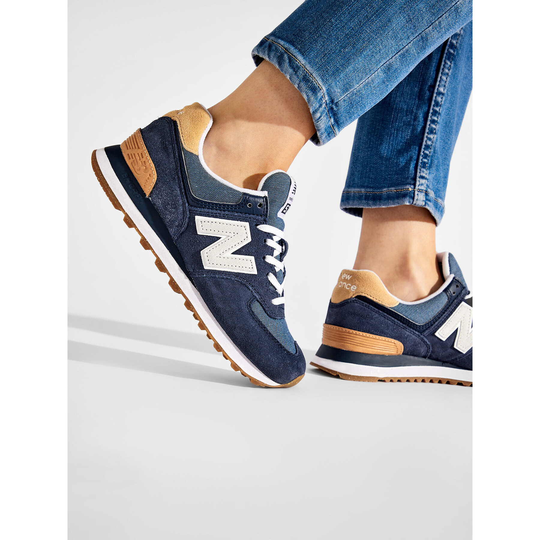 New Balance Sneakersy WL574RG2 Tmavomodrá - Pepit.sk