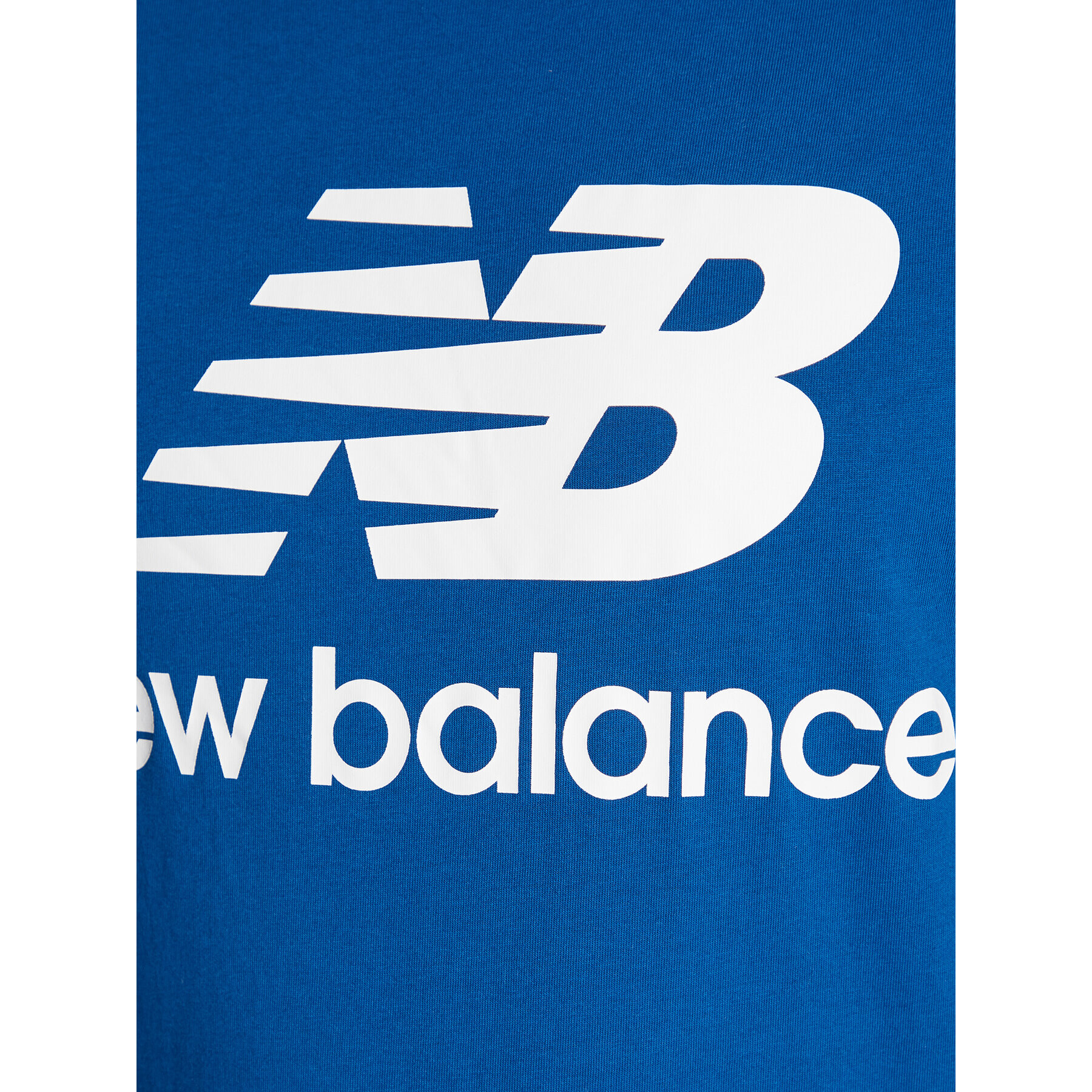 New Balance Tričko Essential Logo MT01575 Modrá Athletic Fit - Pepit.sk