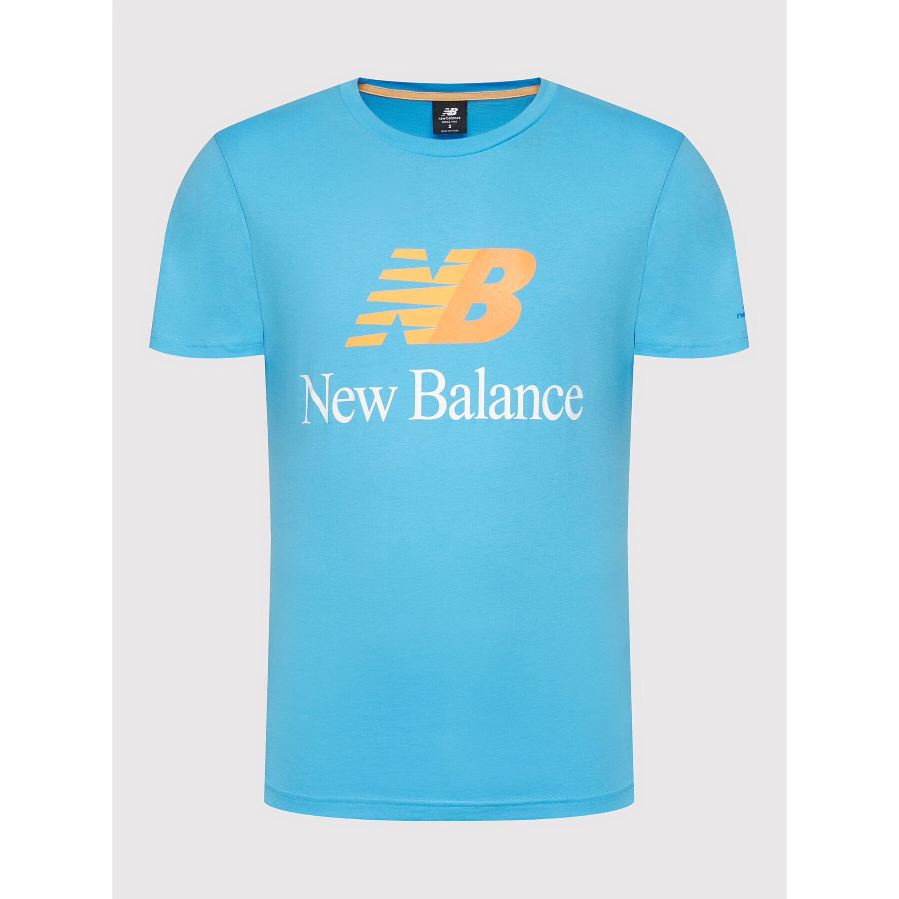 New Balance Tričko MT21529 Modrá Relaxed Fit - Pepit.sk