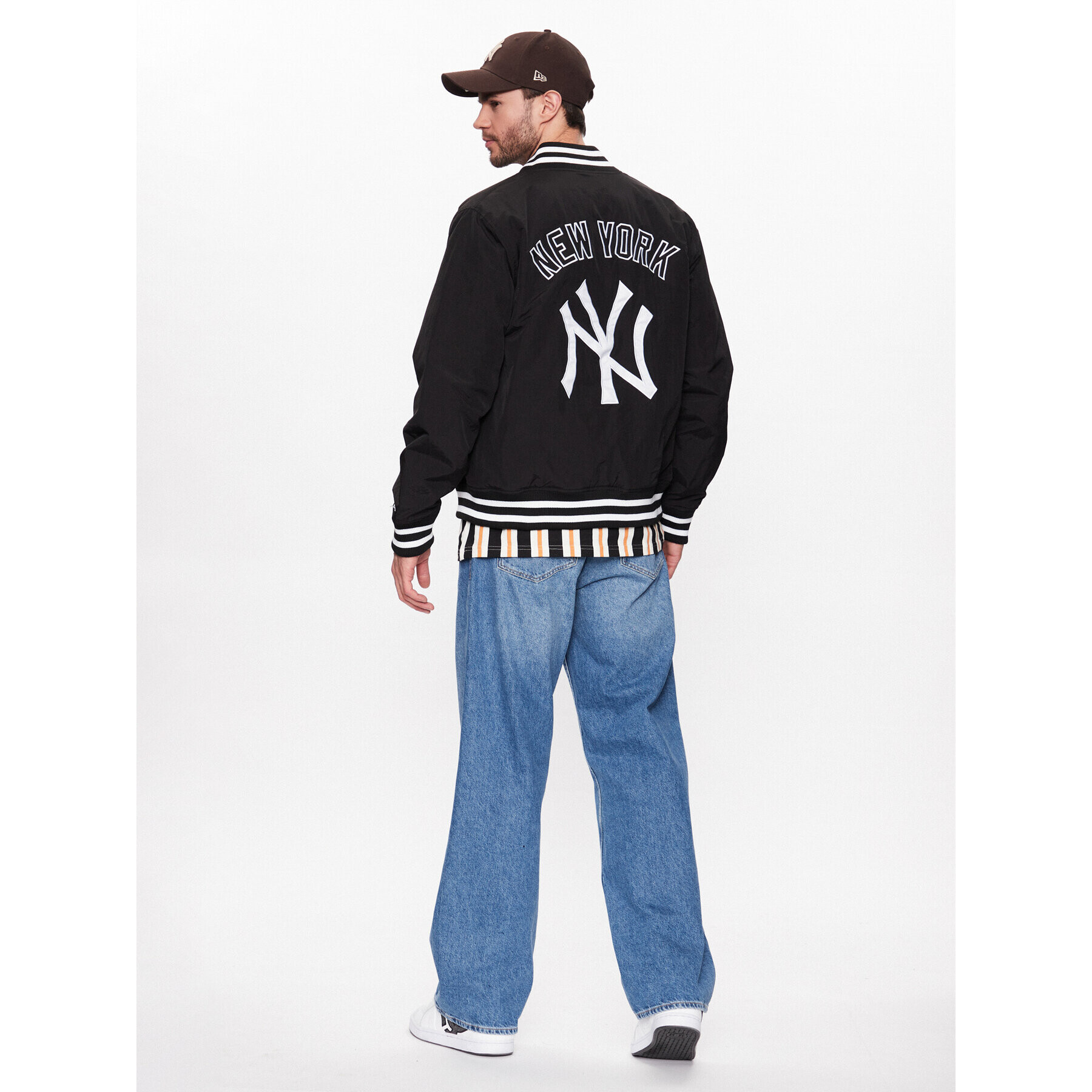 New Era Bundy bomber New York Yankees MLB Team Logo 60332171 Čierna Regular Fit - Pepit.sk